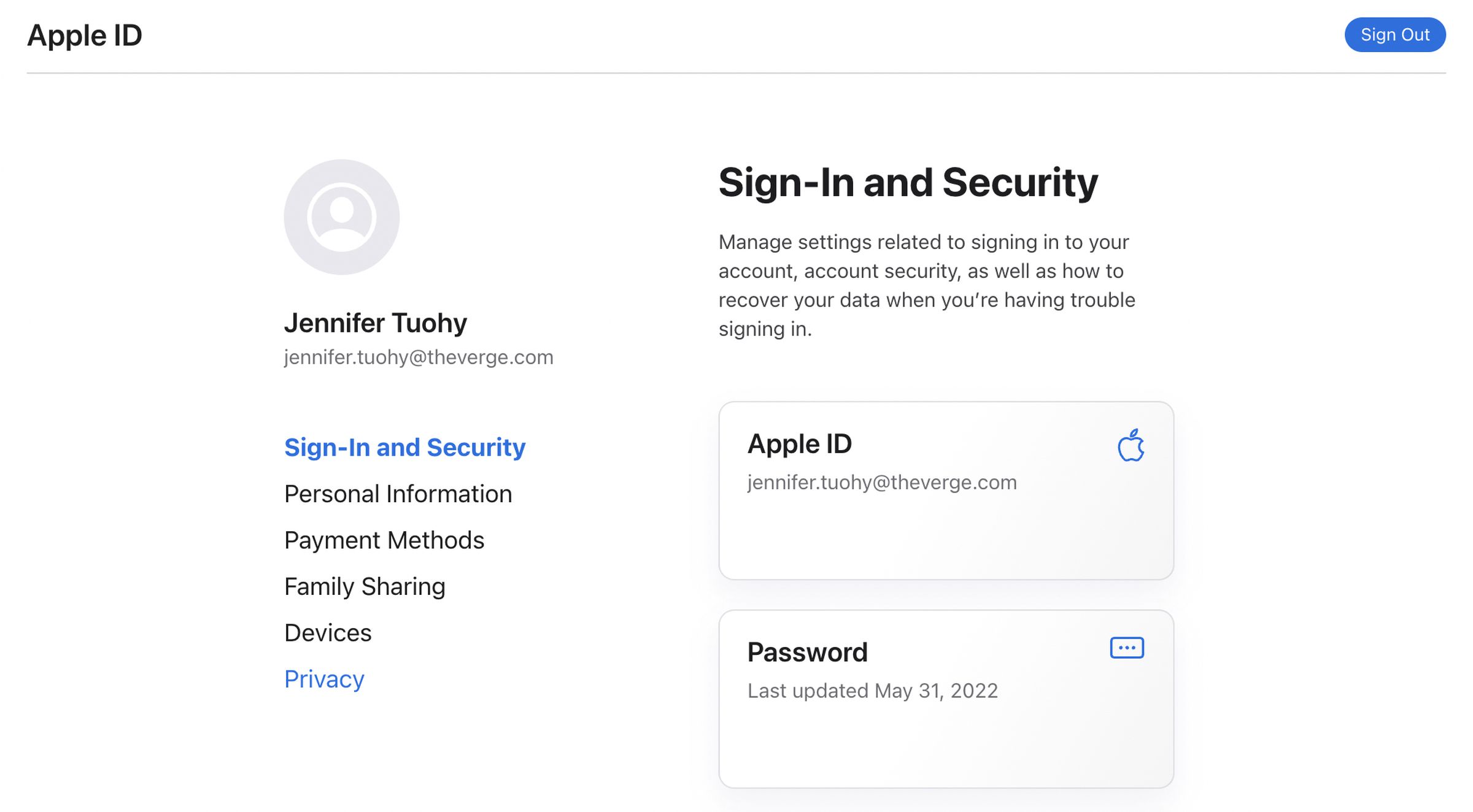 You can also change your password on Apple’s website.