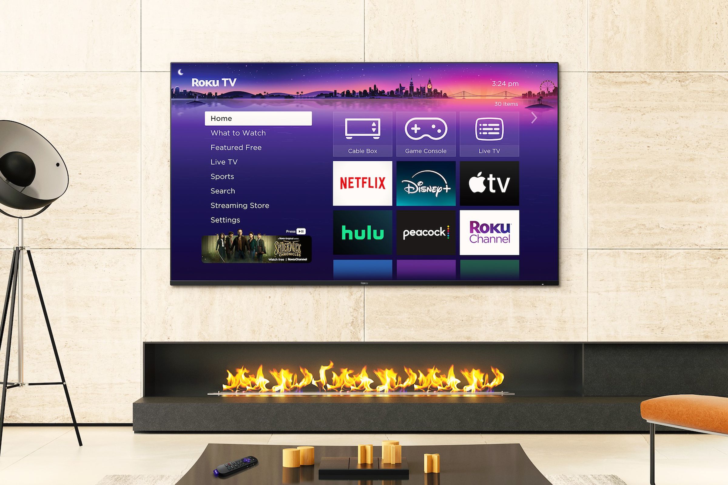 A marketing image of Roku’s Pro Series TV.