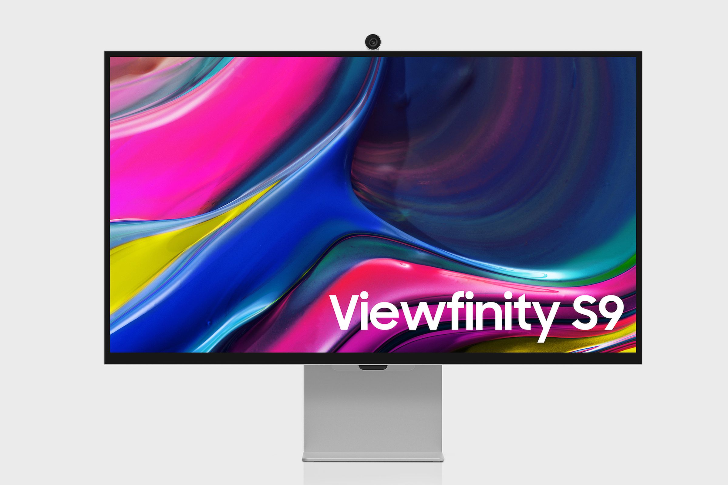 A marketing image of Samsung’s ViewFinity S9 monitor.