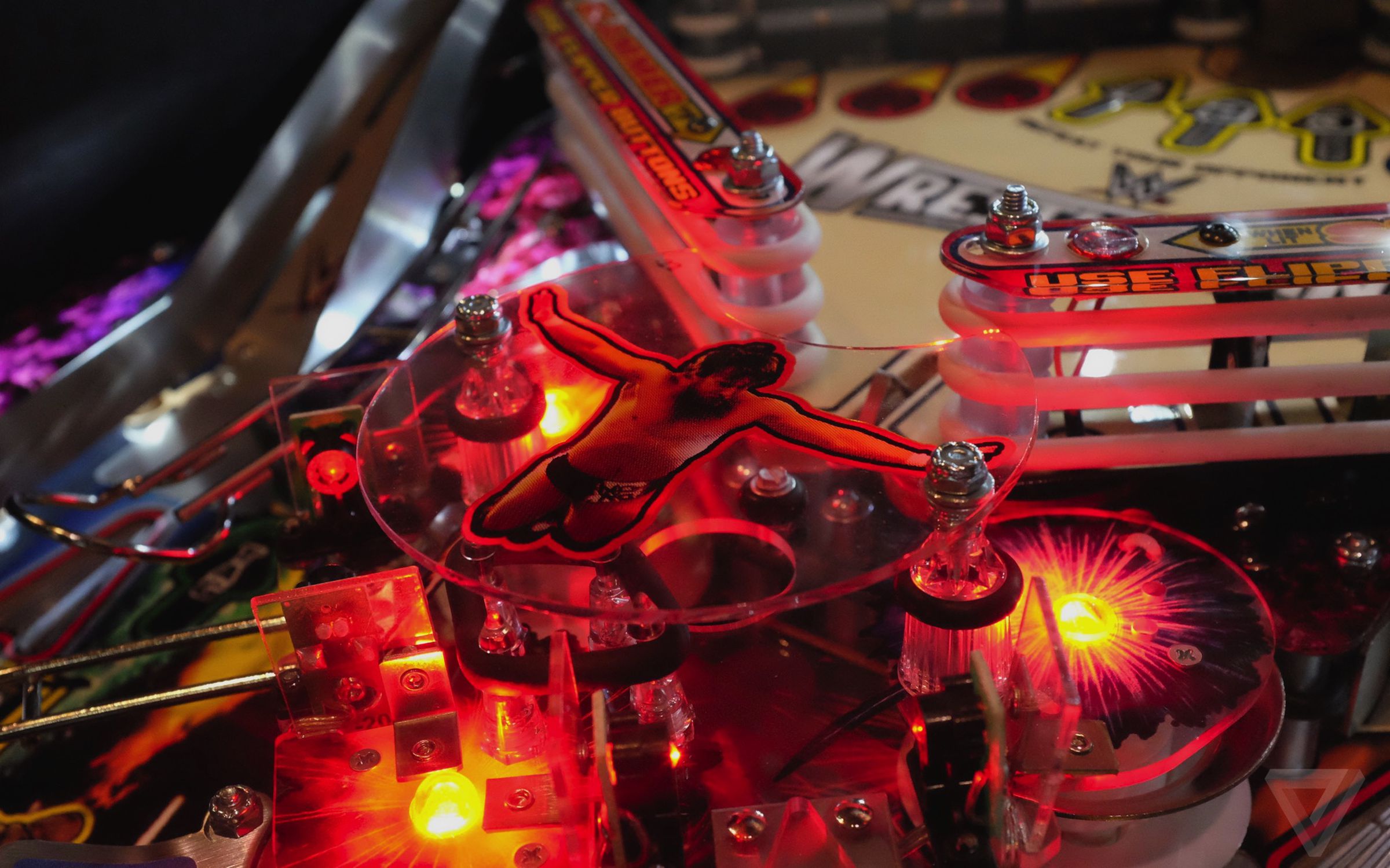 Stern's Wrestlemania pinball table at CES 2015