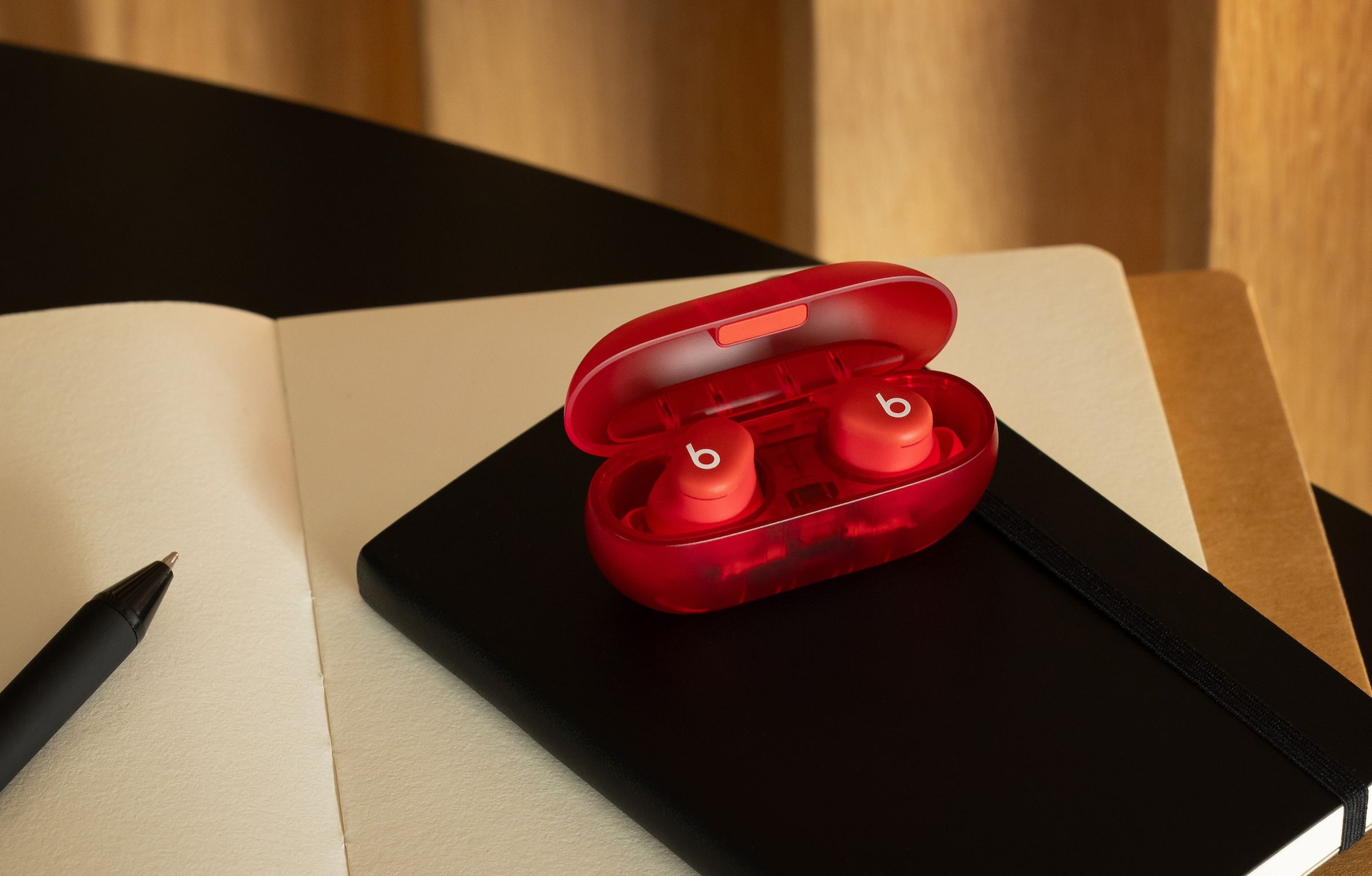 A marketing image of the Beats Solo Buds.