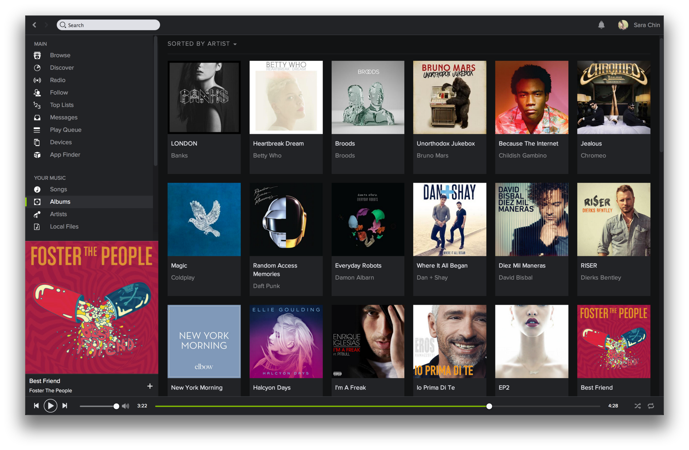 New Spotify for iPhone and desktop screenshots