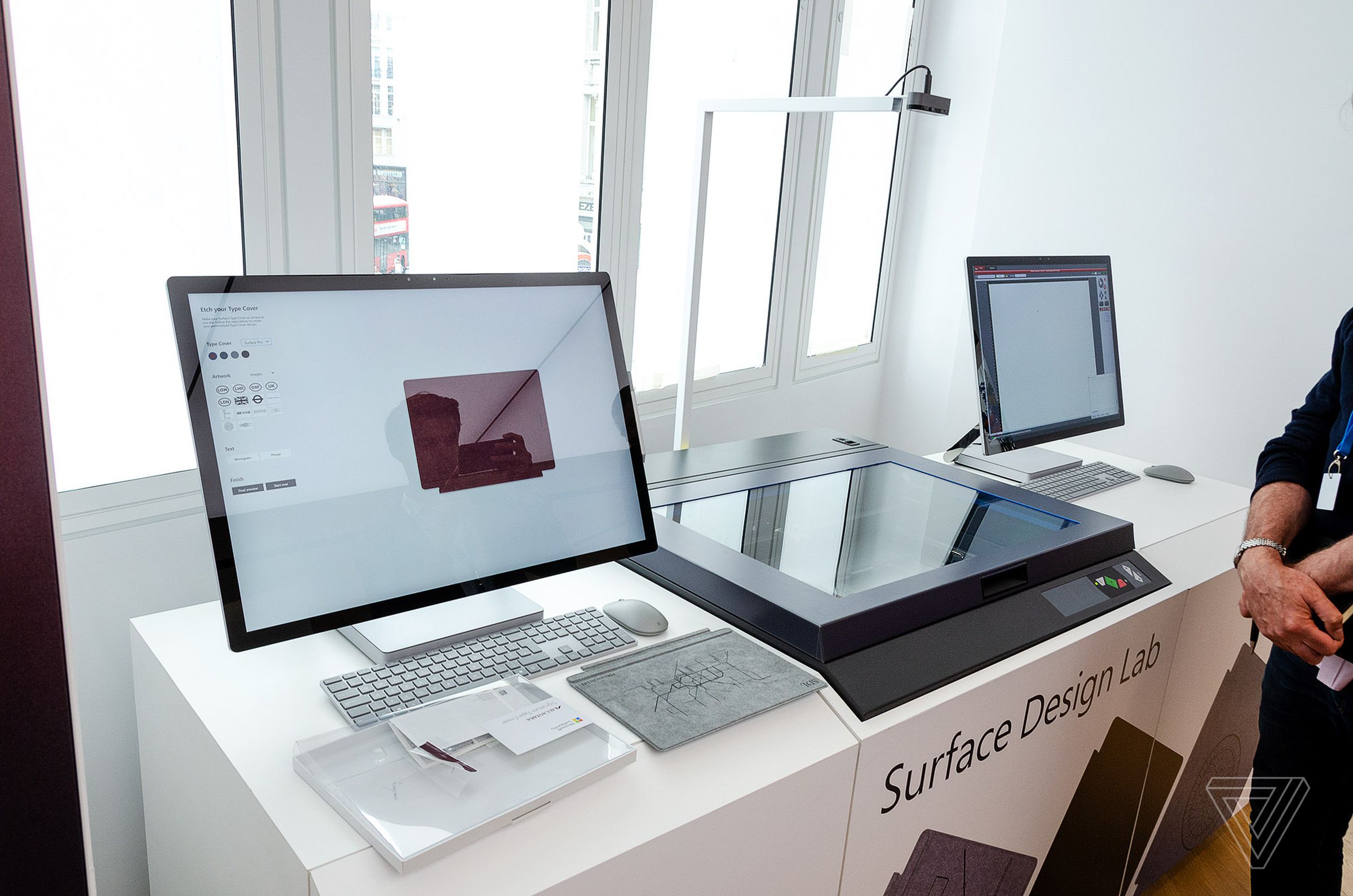 The new Surface Design Lab includes custom Type Covers.