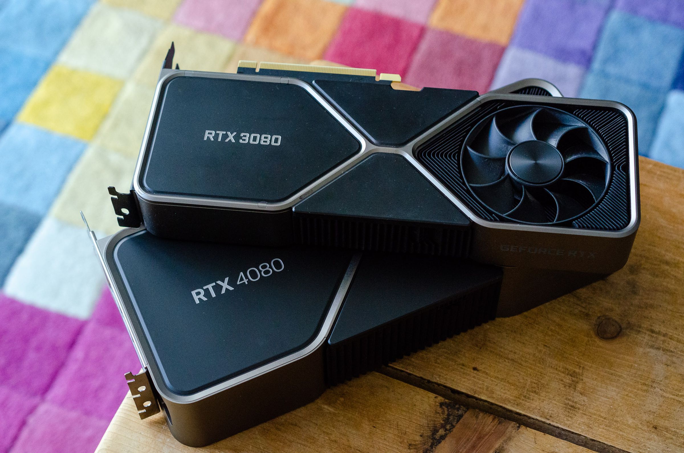 The RTX 4080 easily beats the RTX 3080 it replaces.