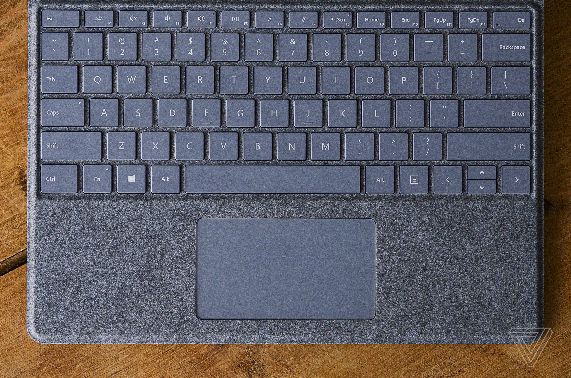 Microsoft’s Signature Keyboard is available separately.