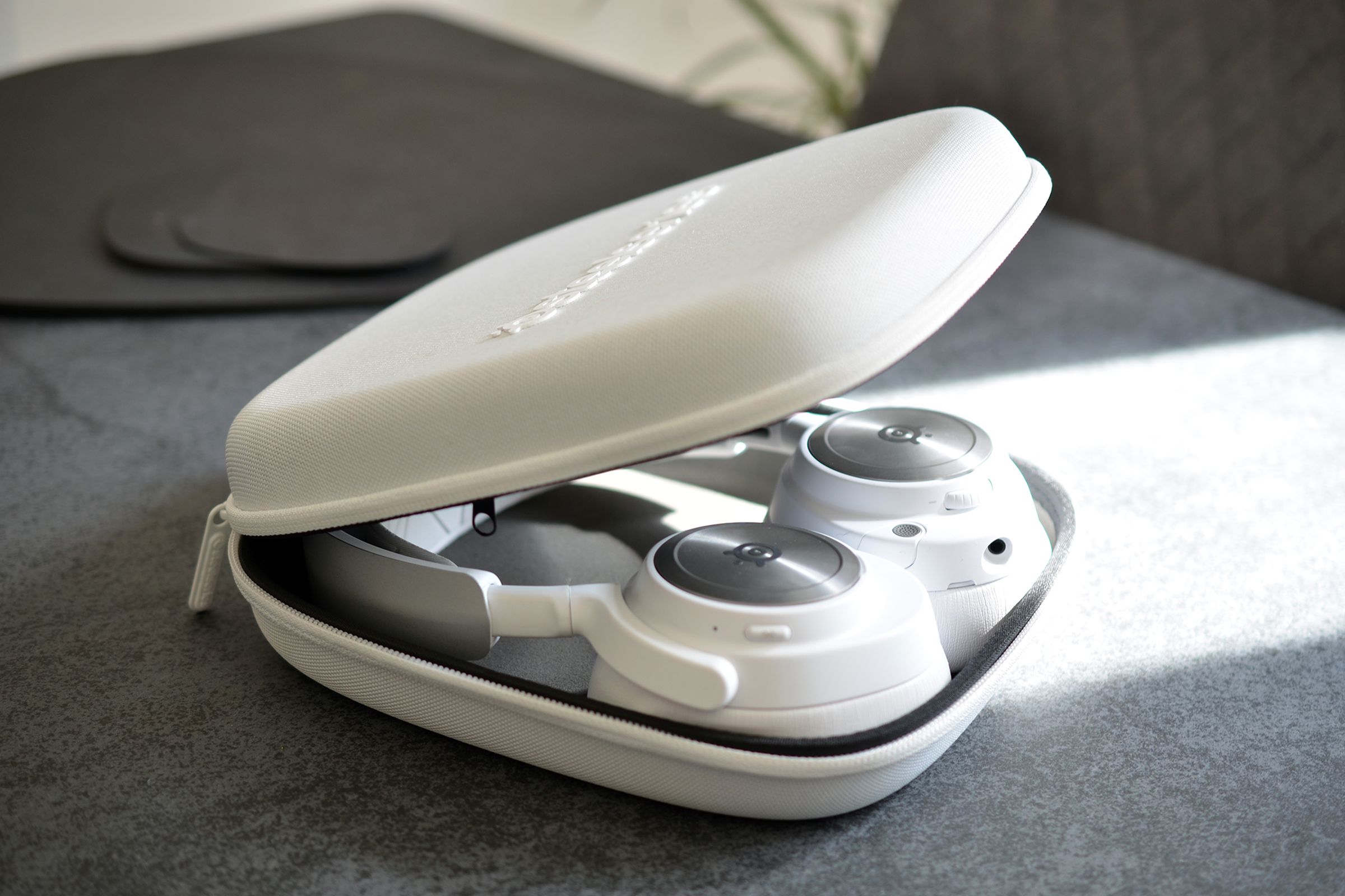 SteelSeries’ white Nova Pro headset