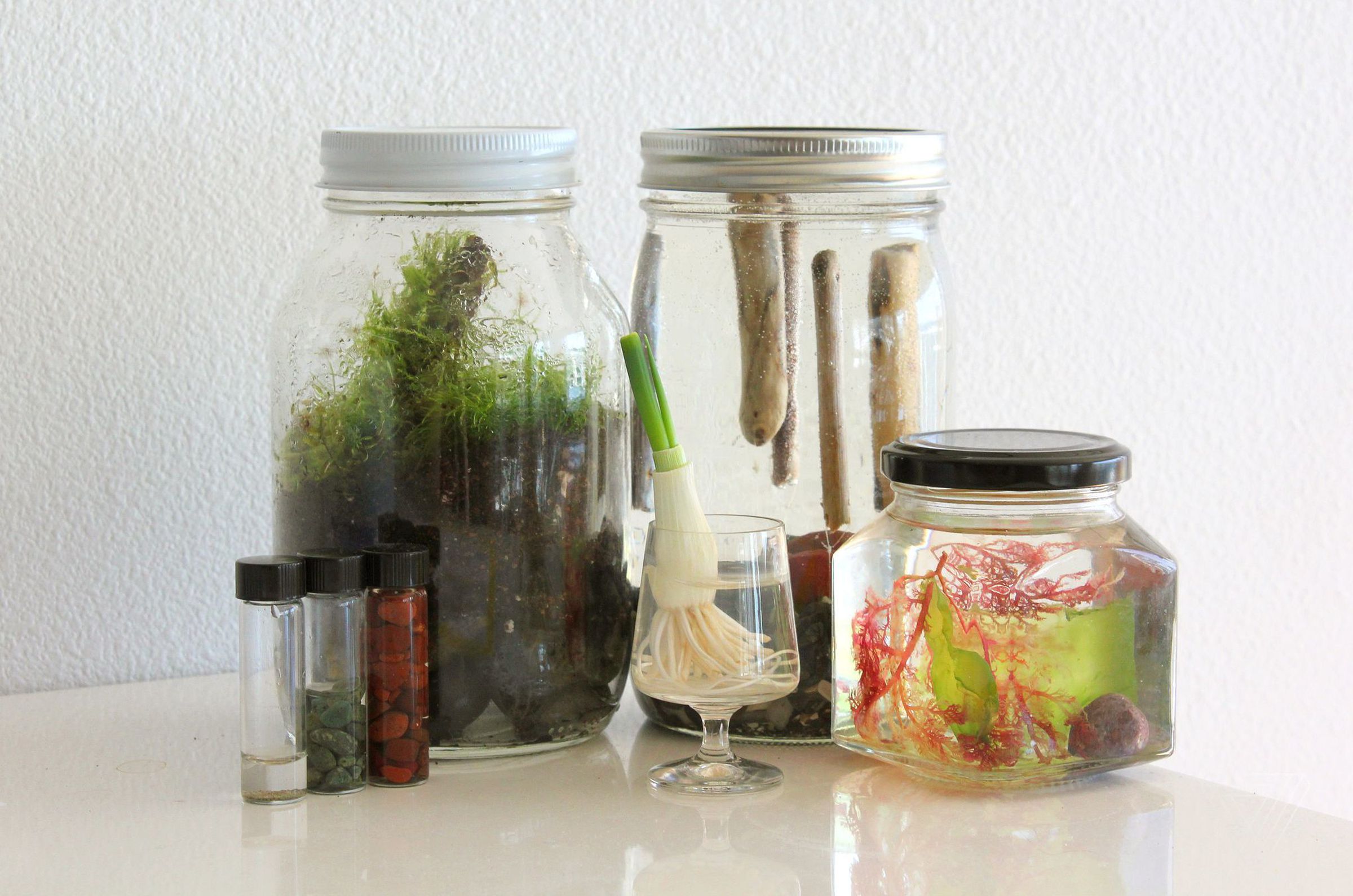 The idea is simple. You take a thing, and you put it in a jar.
