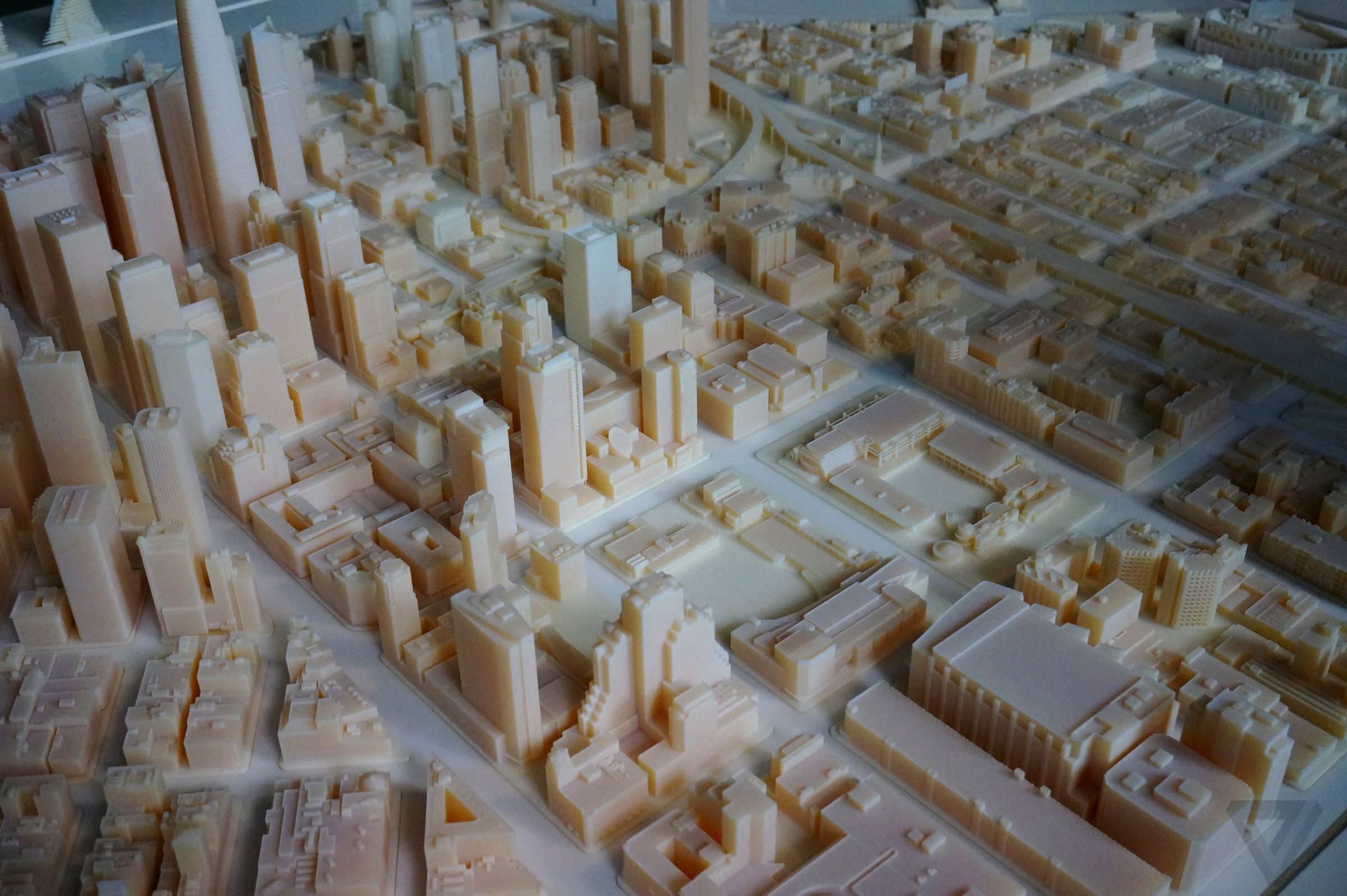 Autodesk's huge 3D printed map of San Francisco