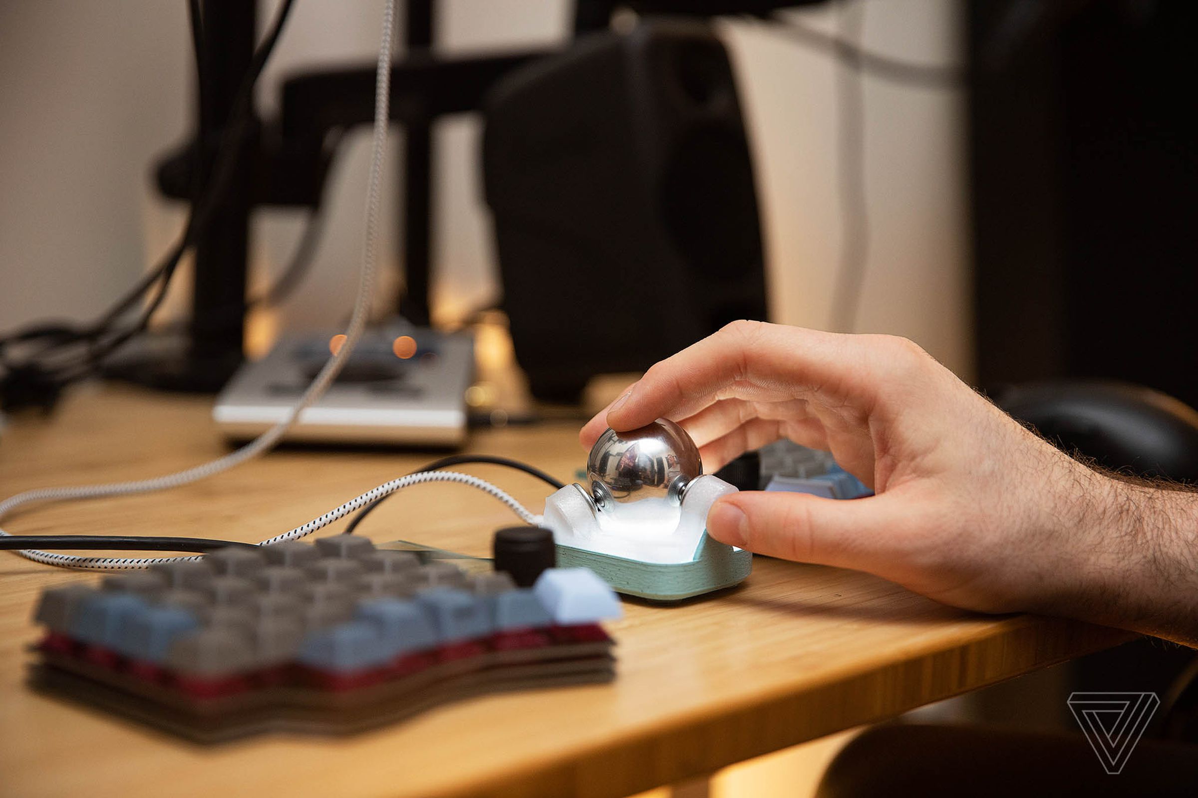 <em>It’s called the Nano, but its trackball is quite large.</em>