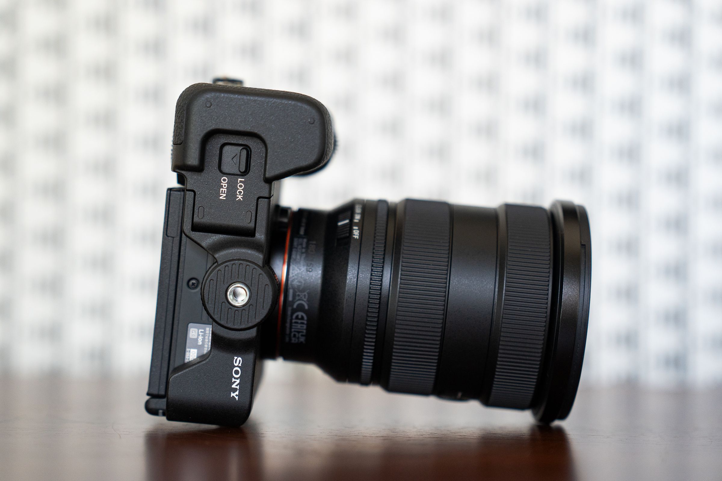 <em>I find the handgrip for the A7C R / A7C II both excellent and hilarious because when you flip that switch nearly half the grip swings open for battery access.</em>
