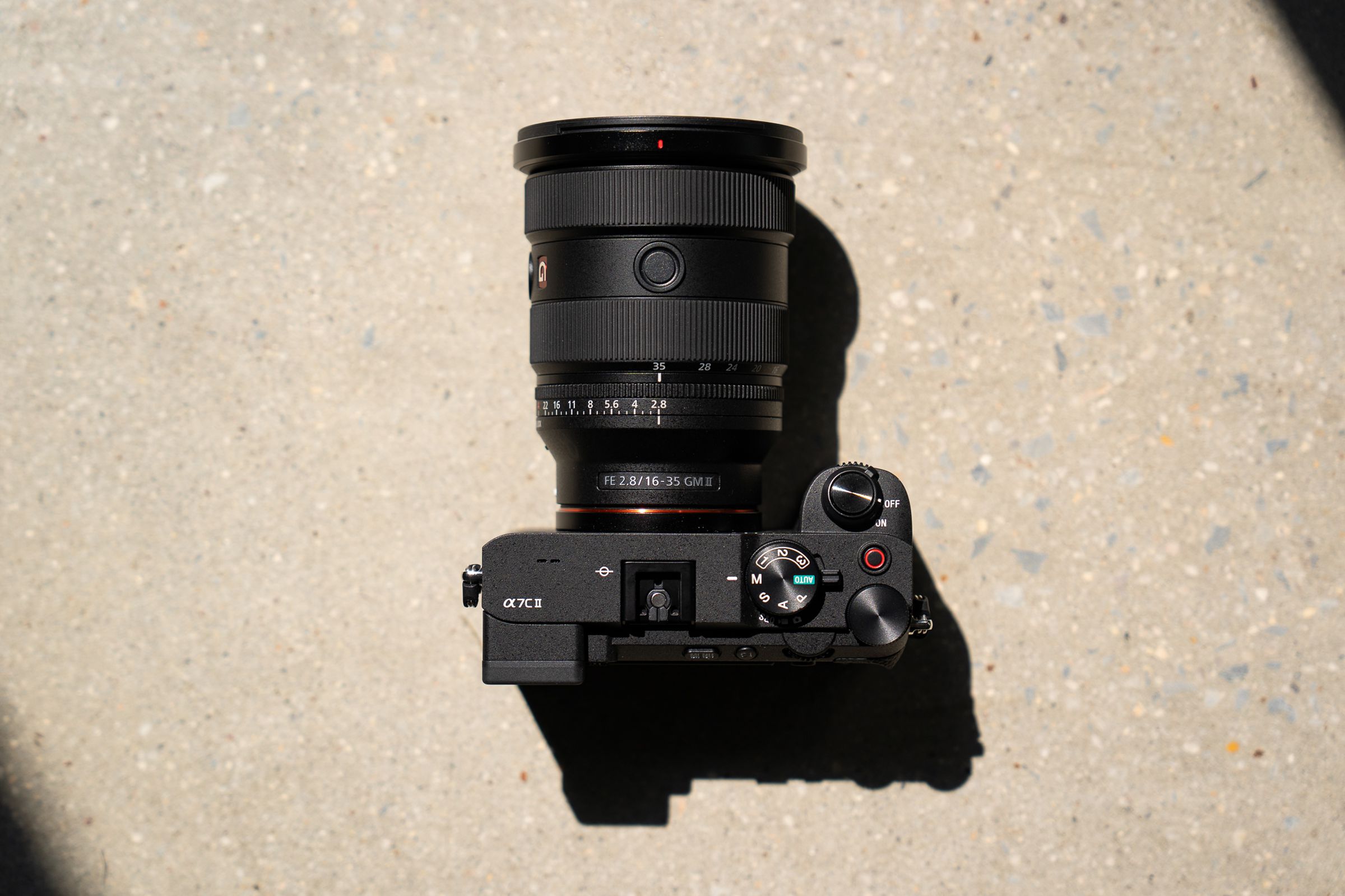 <em>The new 16–35mm lens releasing alongside the new A7C twins isn’t exactly tiny, but it’s fairly small for a pro f/2.8 zoom and more compact than the first generation.</em>