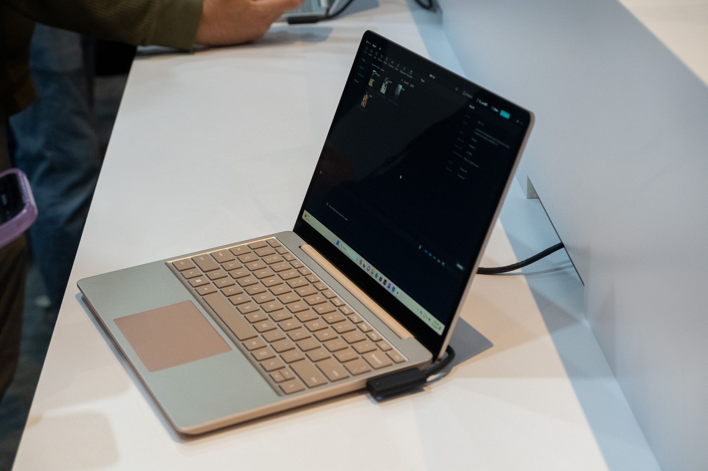 A photo of Microsoft’s Surface Laptop Go 3.