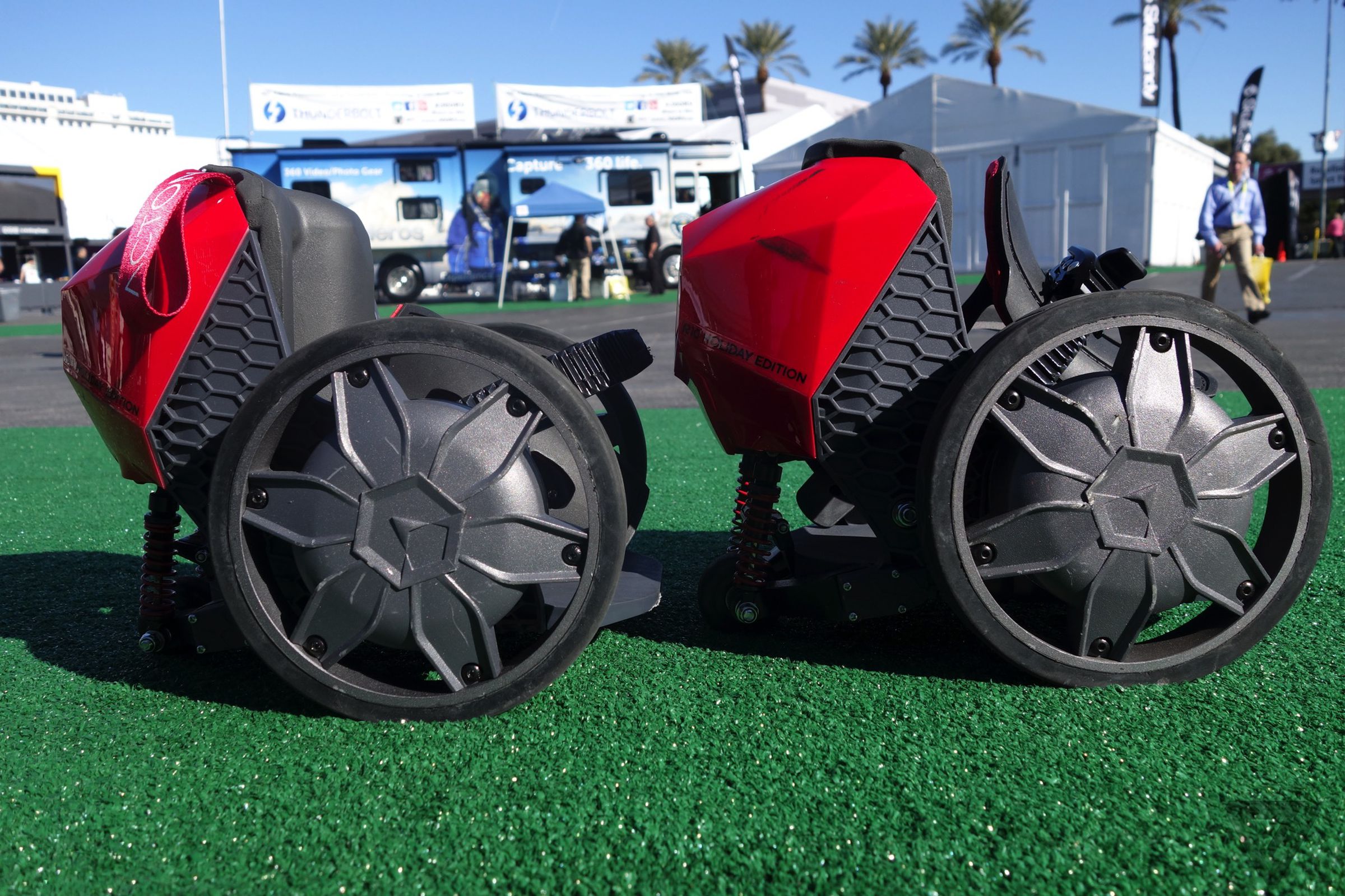 RocketSkates hands-on pictures at CES 2015