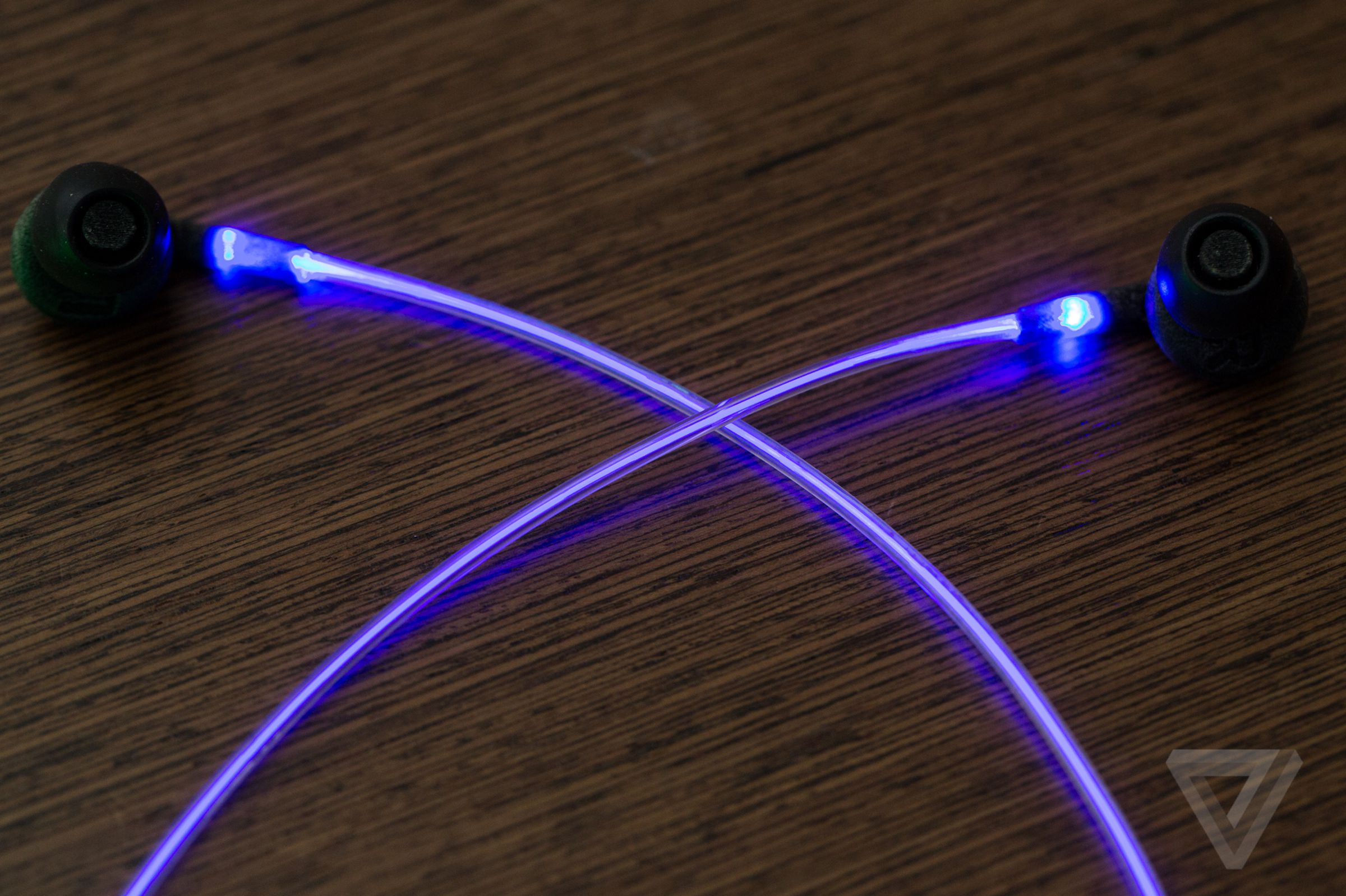 Glow earbuds in photos