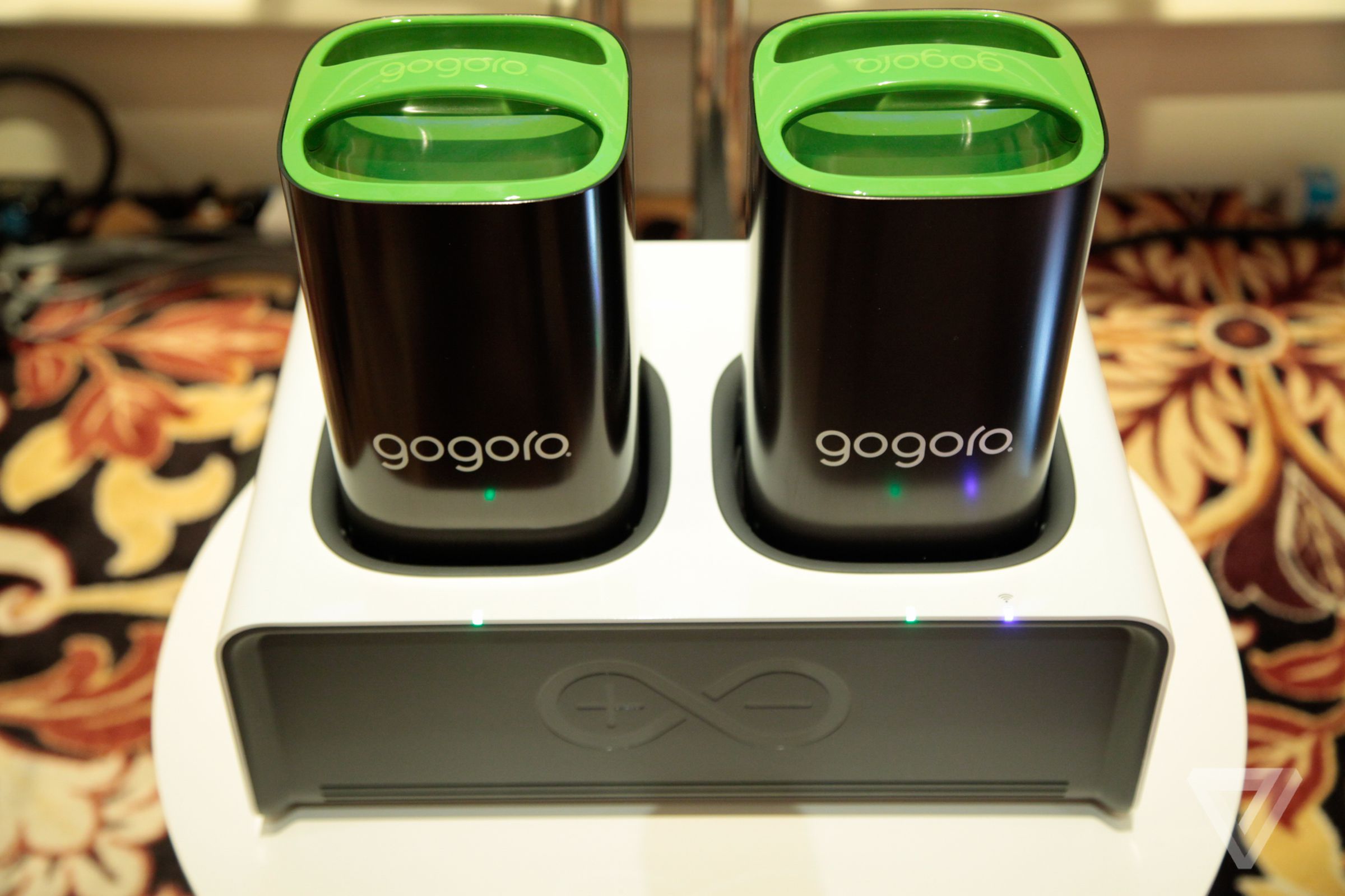 Gogoro scooter charger photos