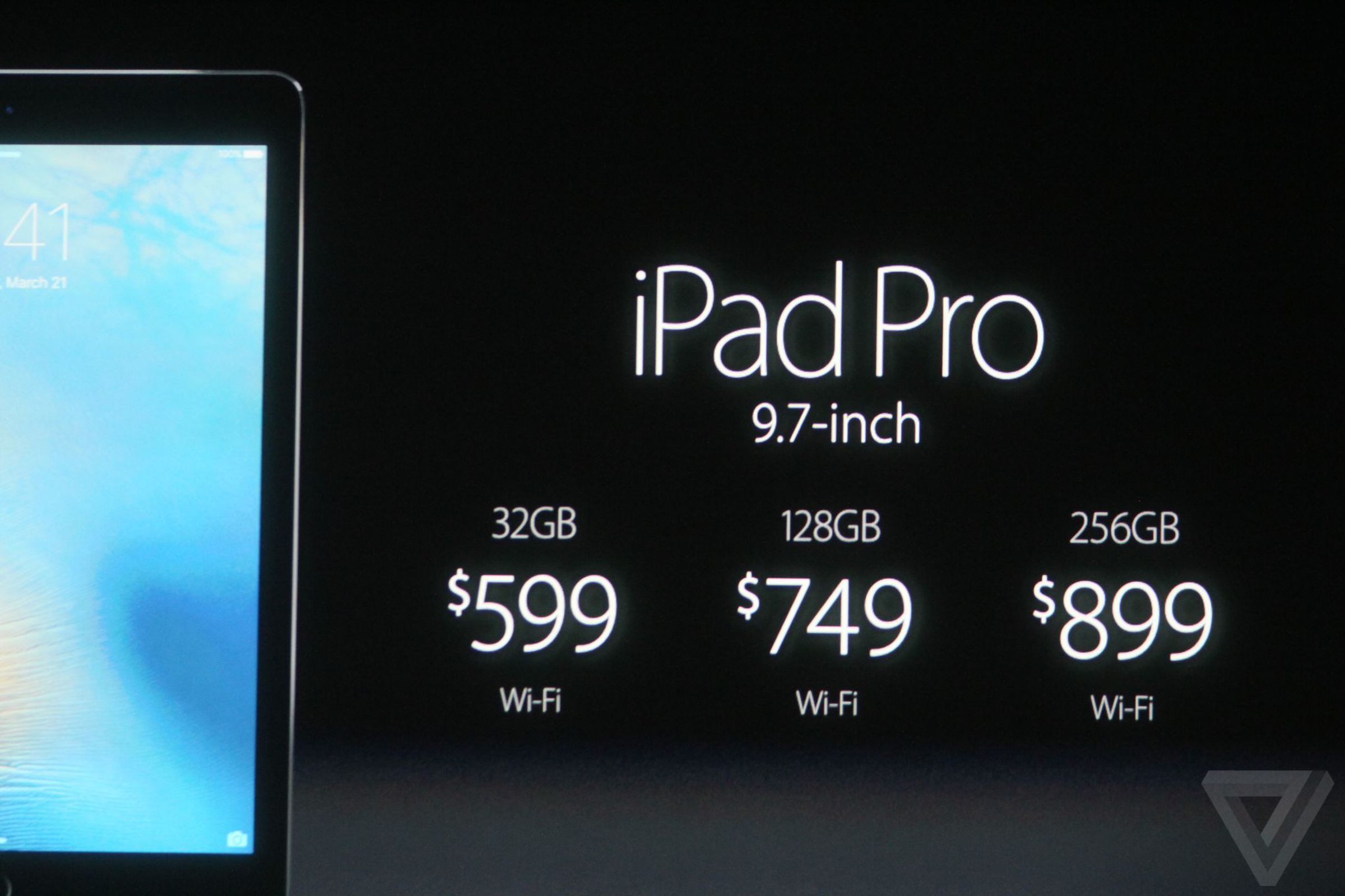 Apple 9.7-inch iPad Pro announcement photos