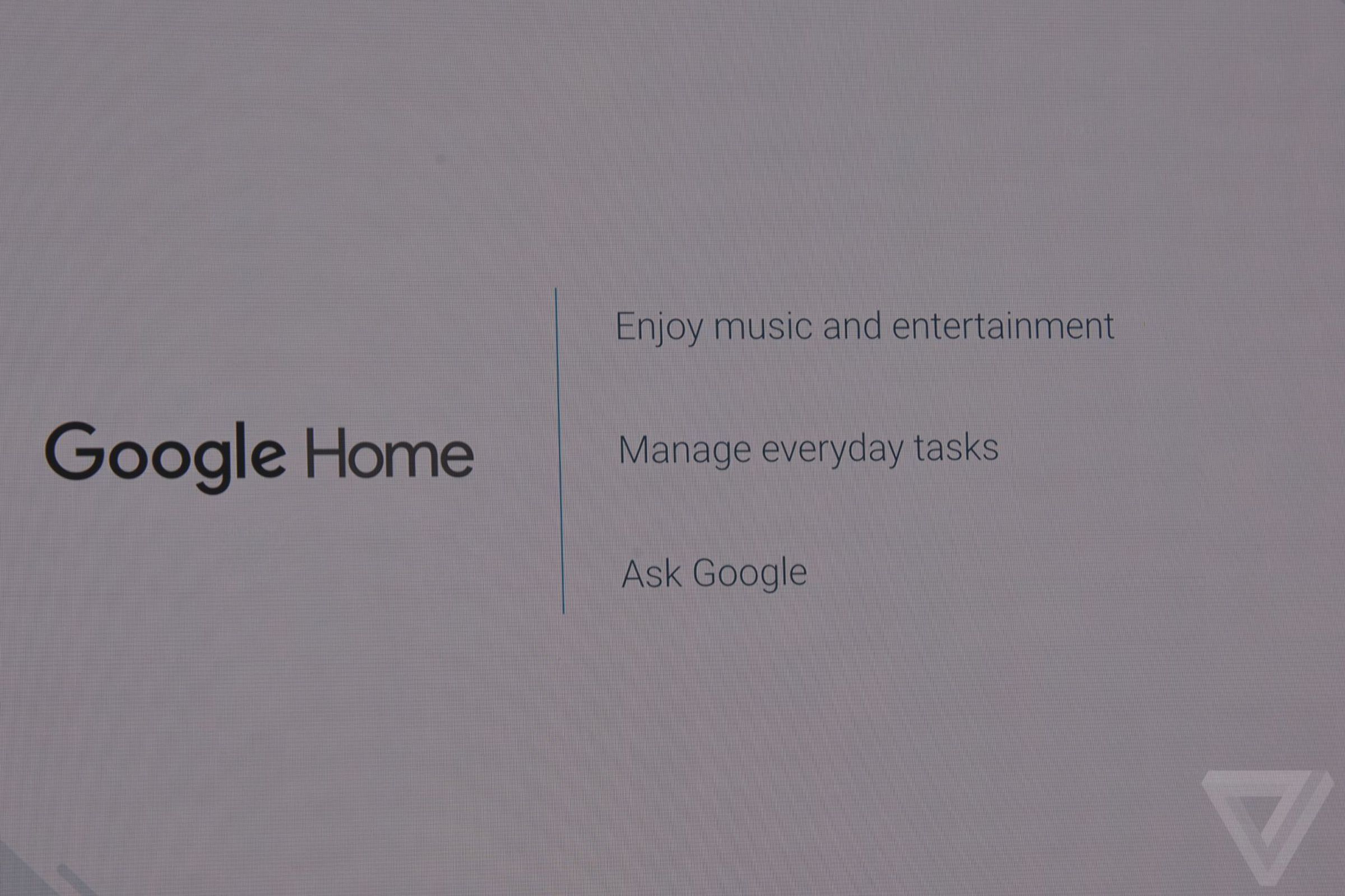 Google Home at Google I/O 2016 photos