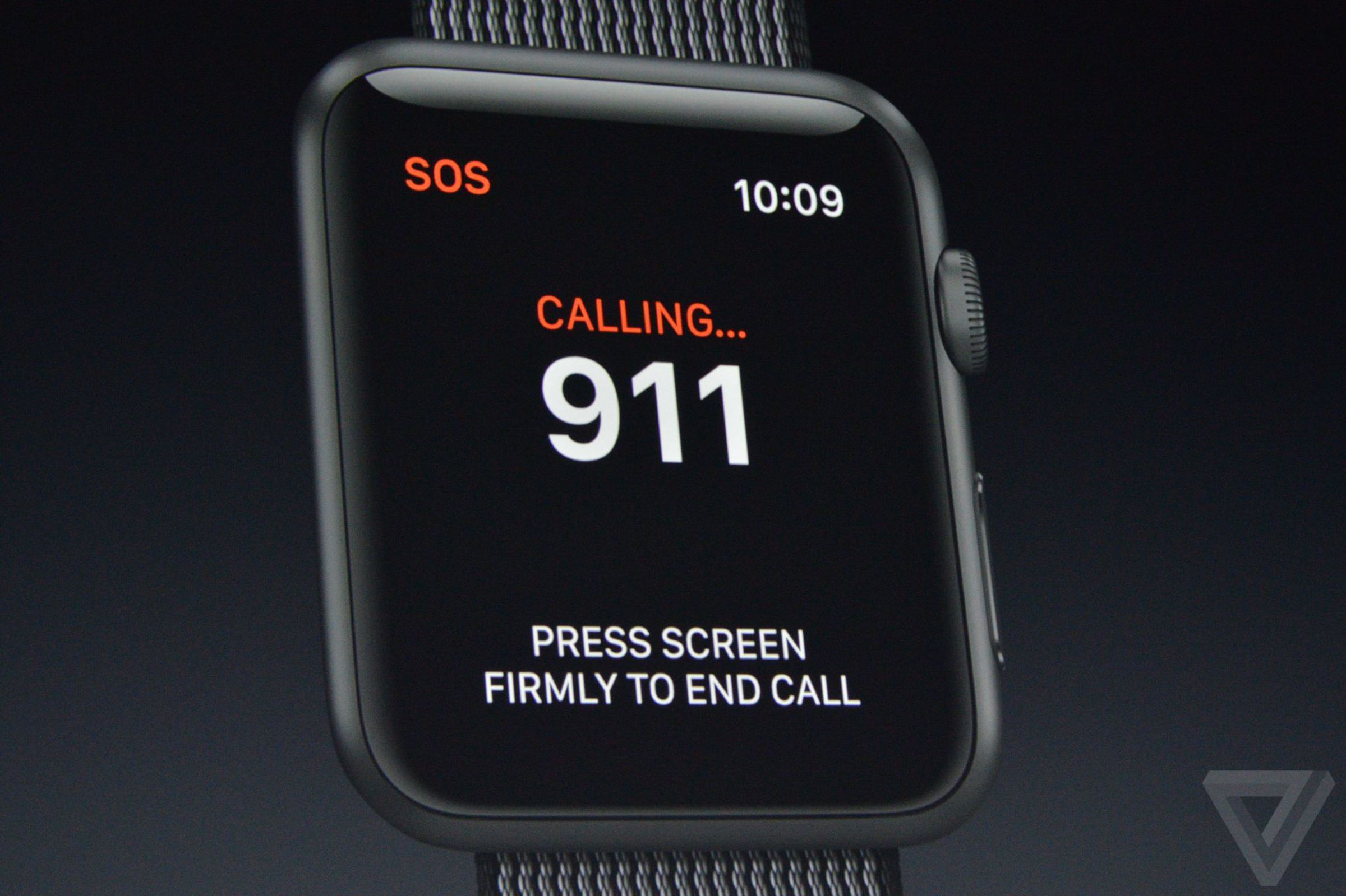SOS on the Watch at WWDC16 announcement photos