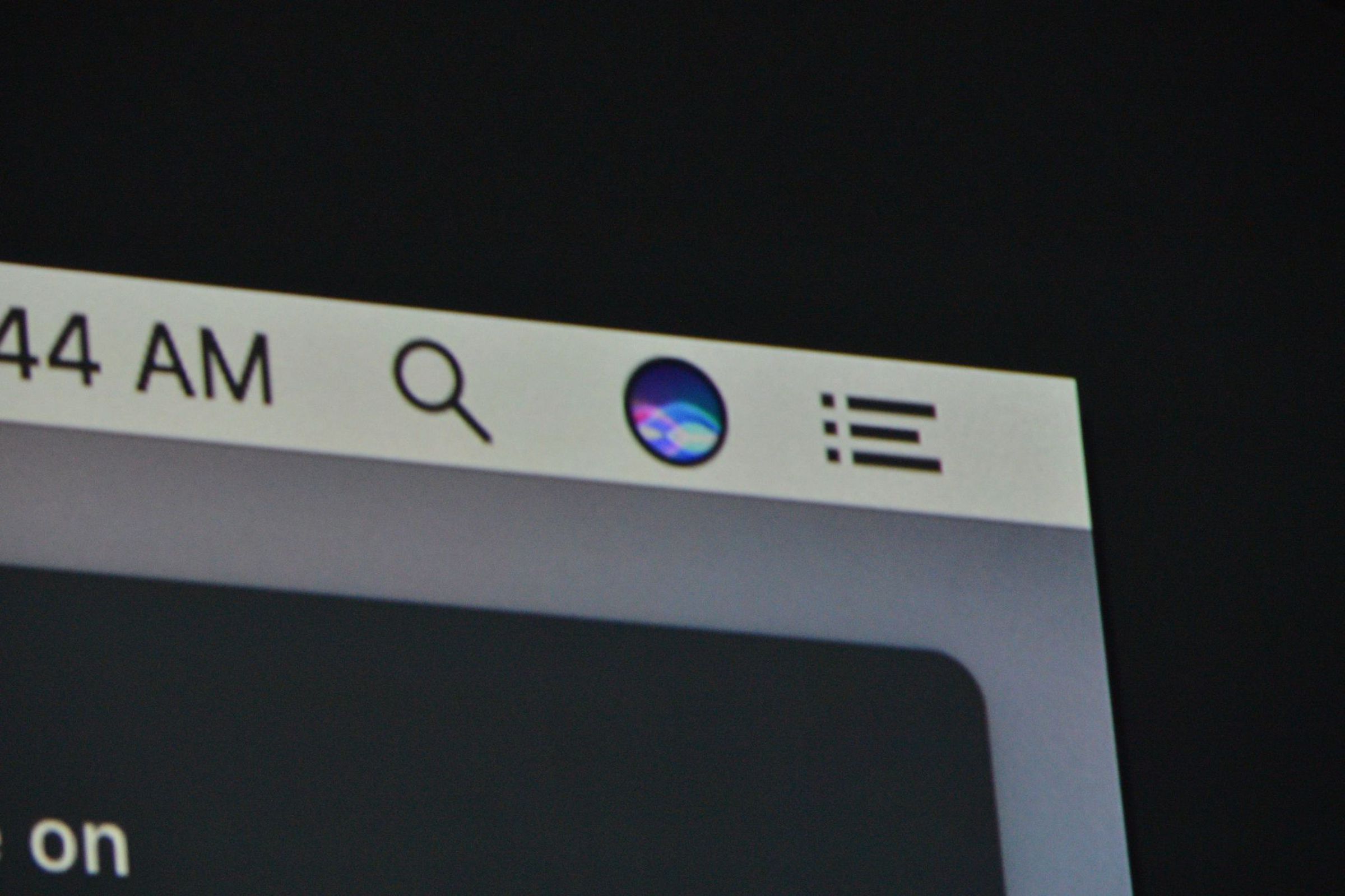 Siri on macOS at WWDC16 announcement photos