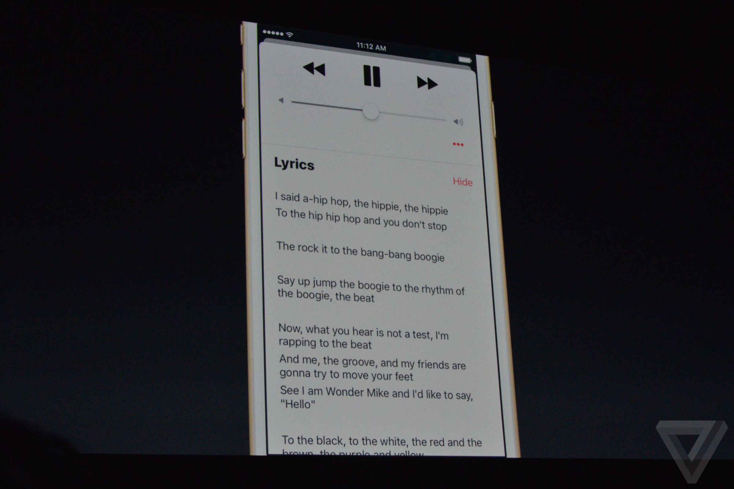 Apple Music at WWDC16 announcement photos