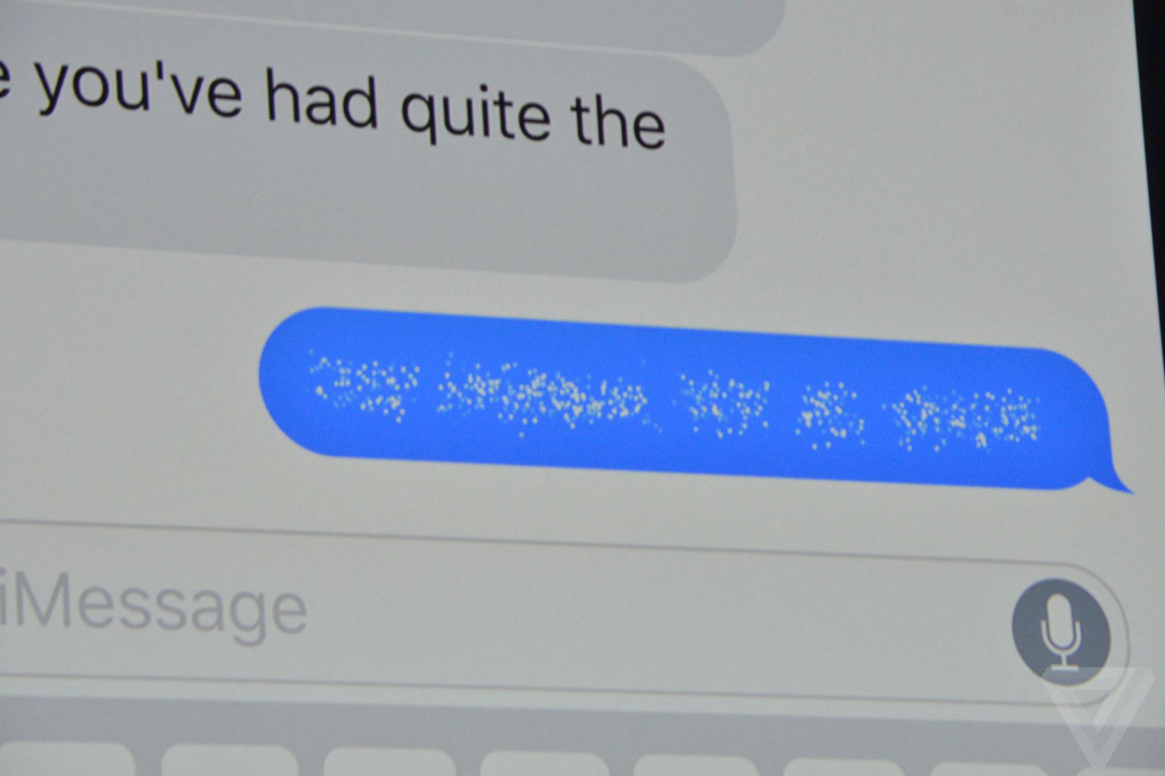 iMessage at WWDC16 announcement photos