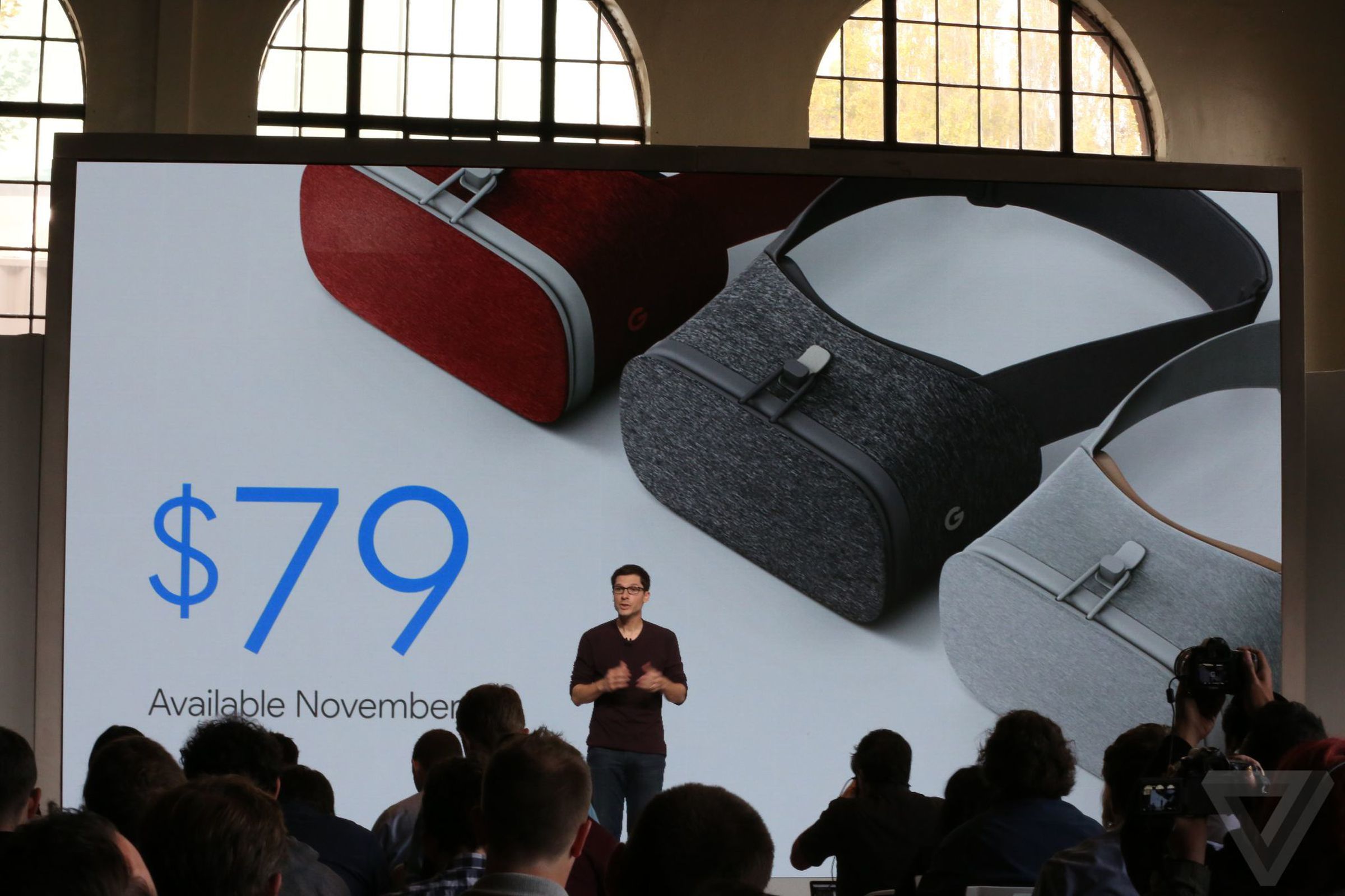 Google's Daydream VR headset and controller