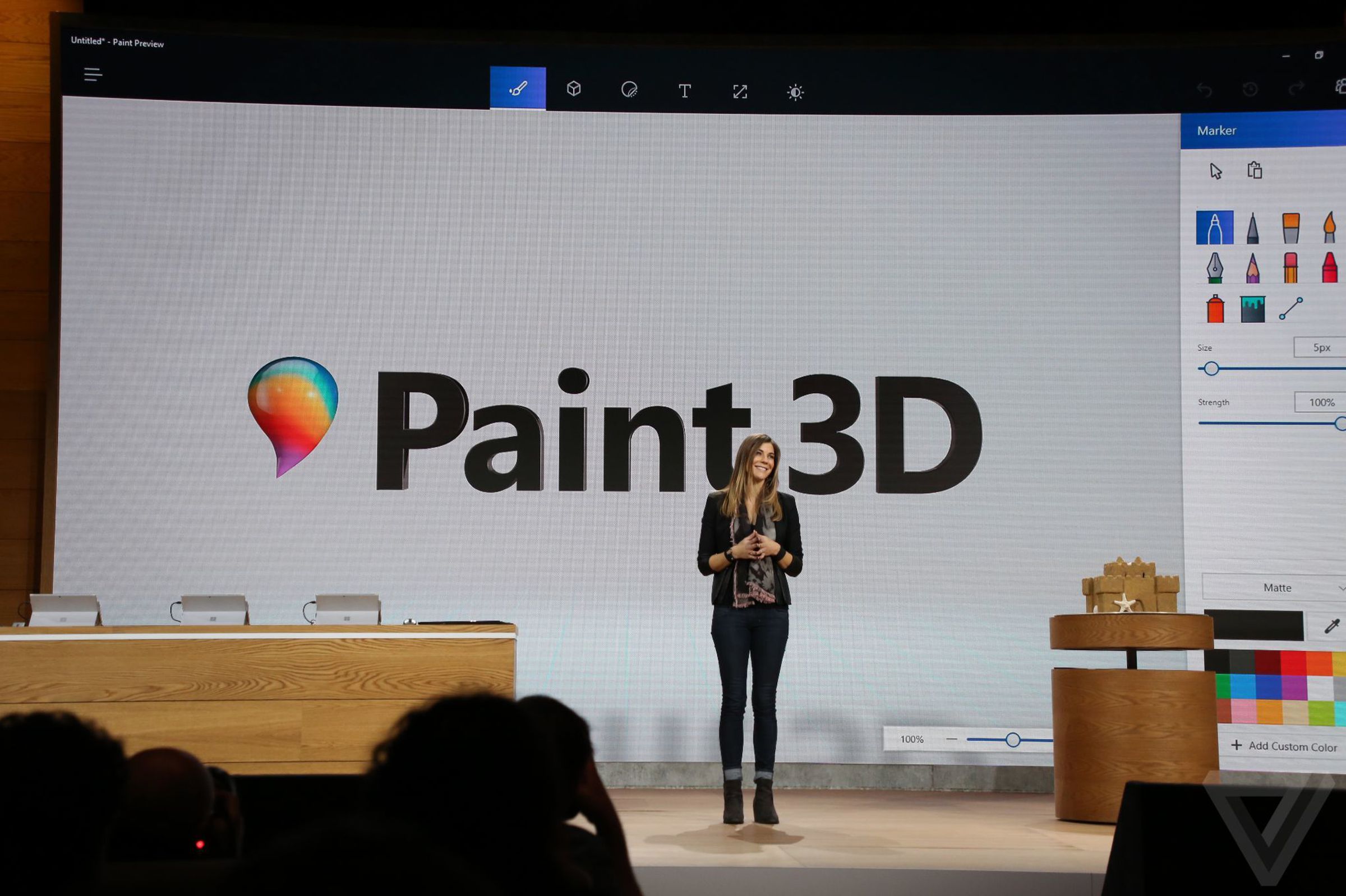 Microsoft Paint 3D announcement photos