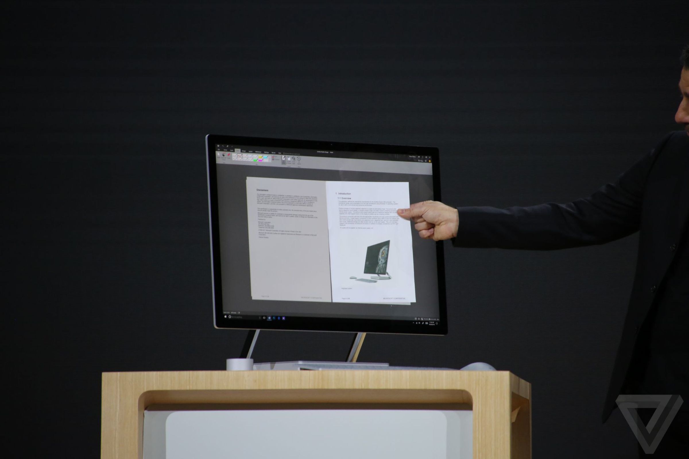 Surface Studio announcement photos
