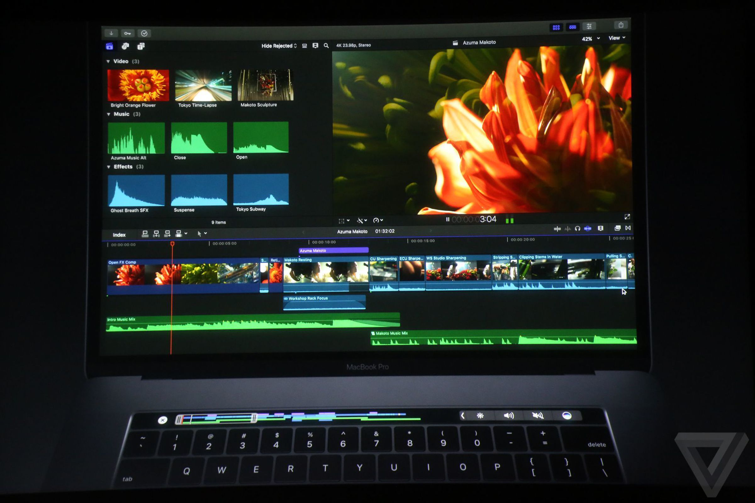 MacBook Pro announcement photos