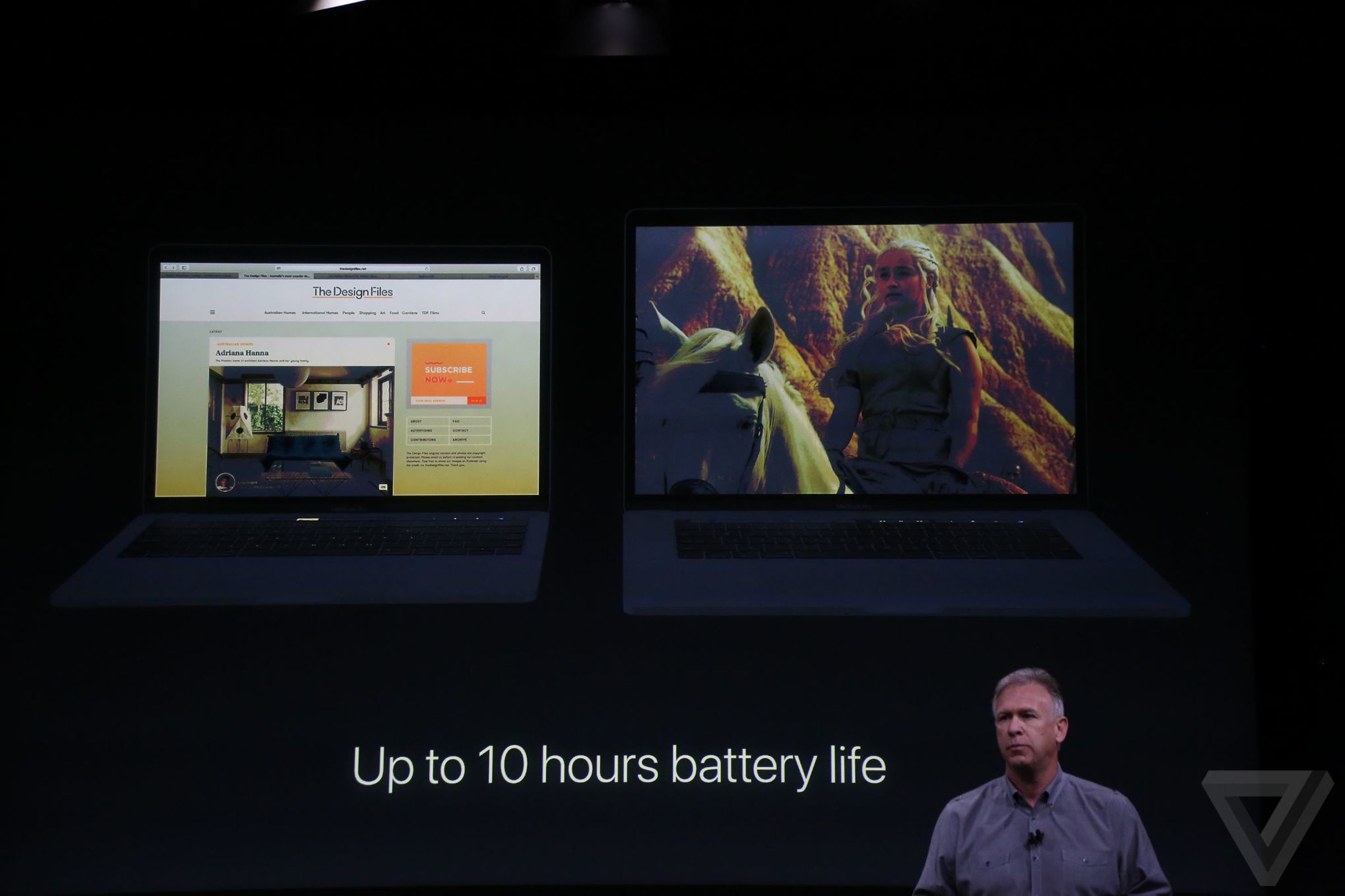 MacBook Pro announcement photos