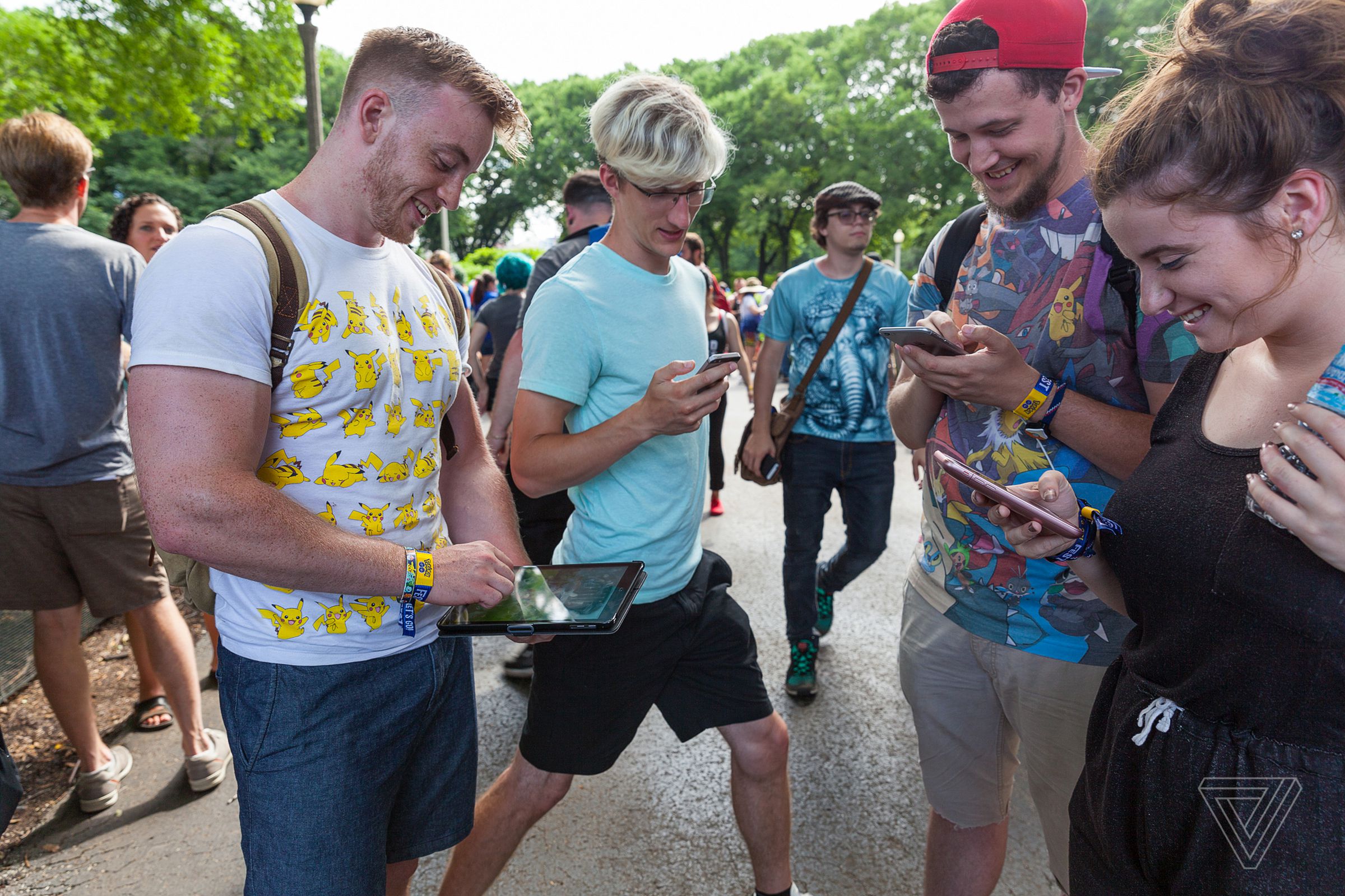This group of friends found better connection away from the fest’s center