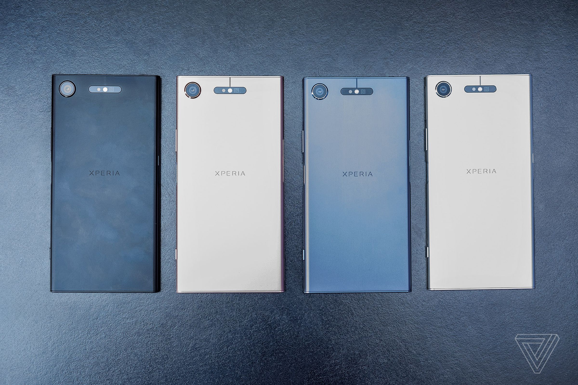 Sony Xperia XZ1 in four colors