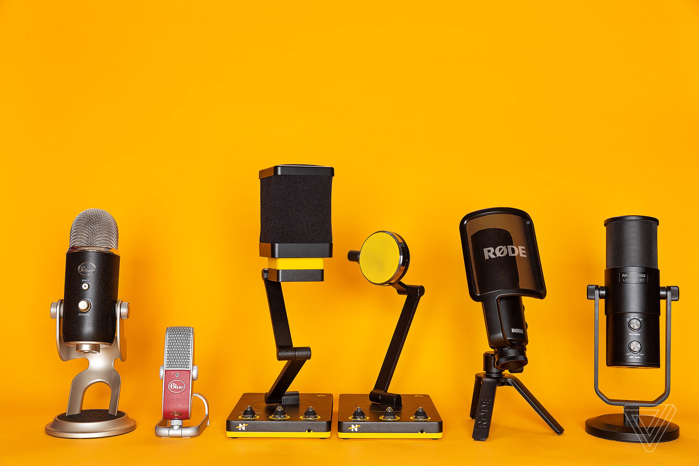 There is a wide range of microphones available for podcasters.