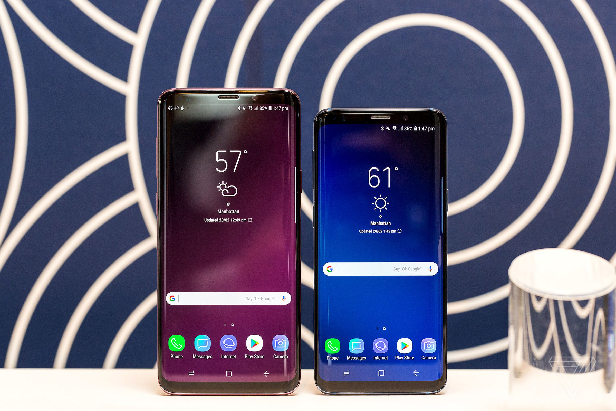 Samsung Galaxy S9 Plus and S9.