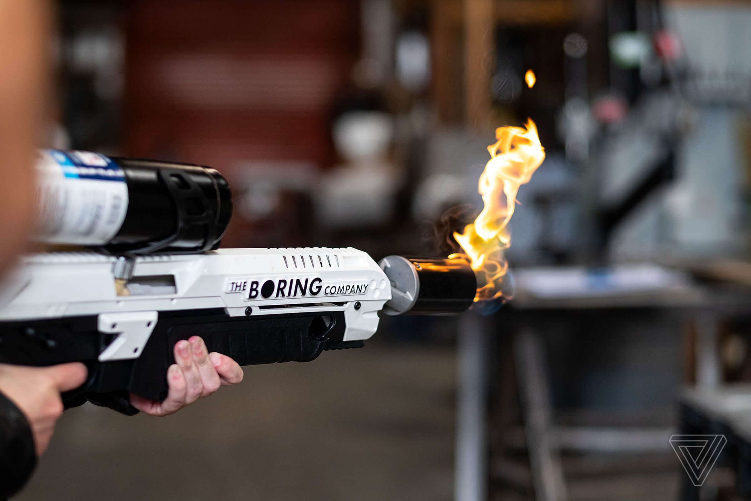 The Boring Company Not-A-Flamethrower.