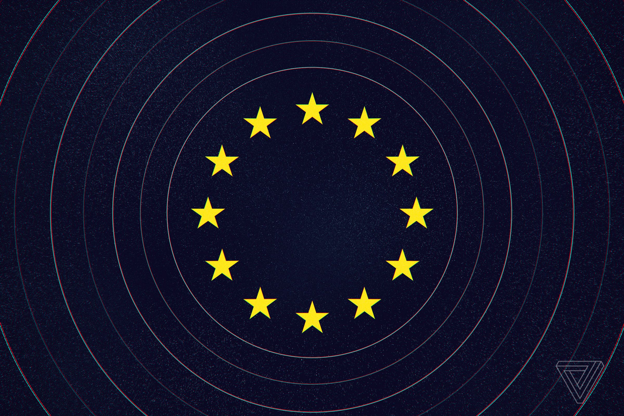 An illustration of the EU flag.