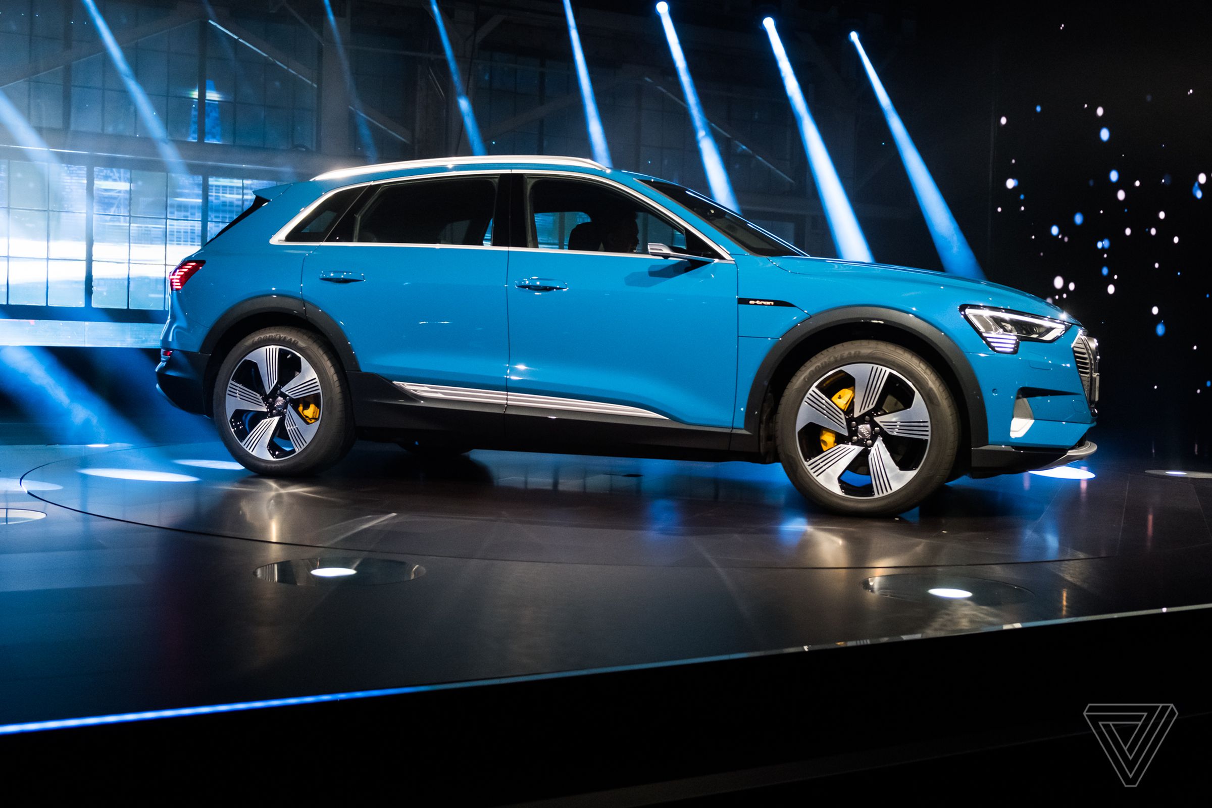 The Audi E-Tron at its unveiling in San Francisco last September.