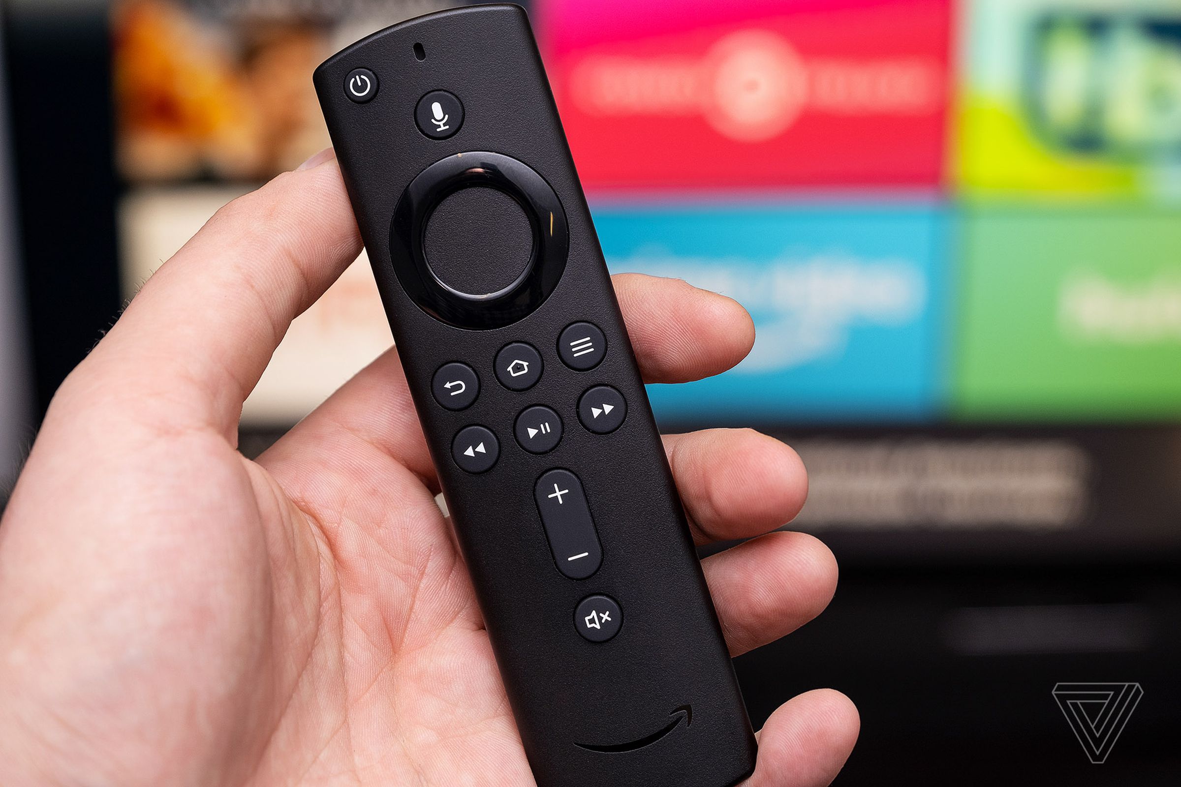 The new Alexa voice remote adds power, volume, and mute buttons. It can also change HDMI inputs or tune to a specific channel on some cable boxes. 