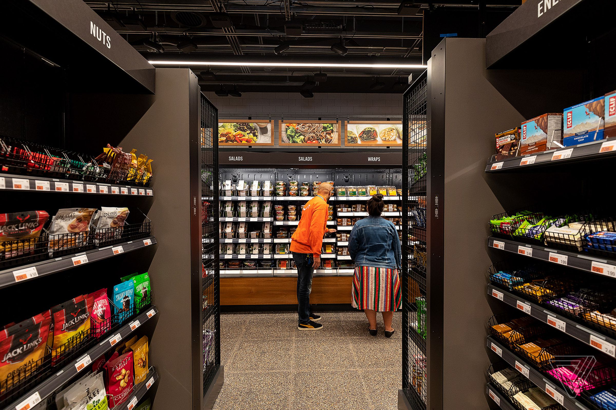 An Amazon Go store in the US in 2018. 