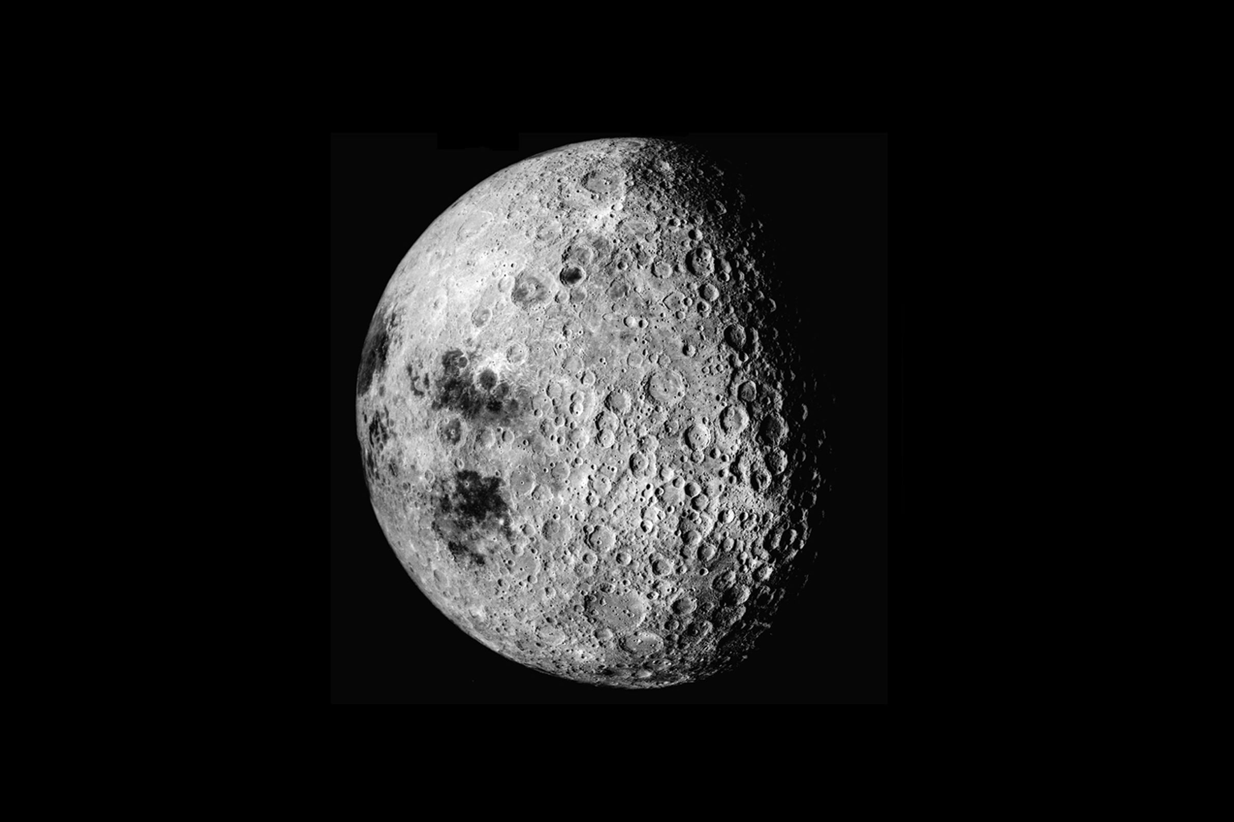 The far side of the Moon as seen from Apollo 16