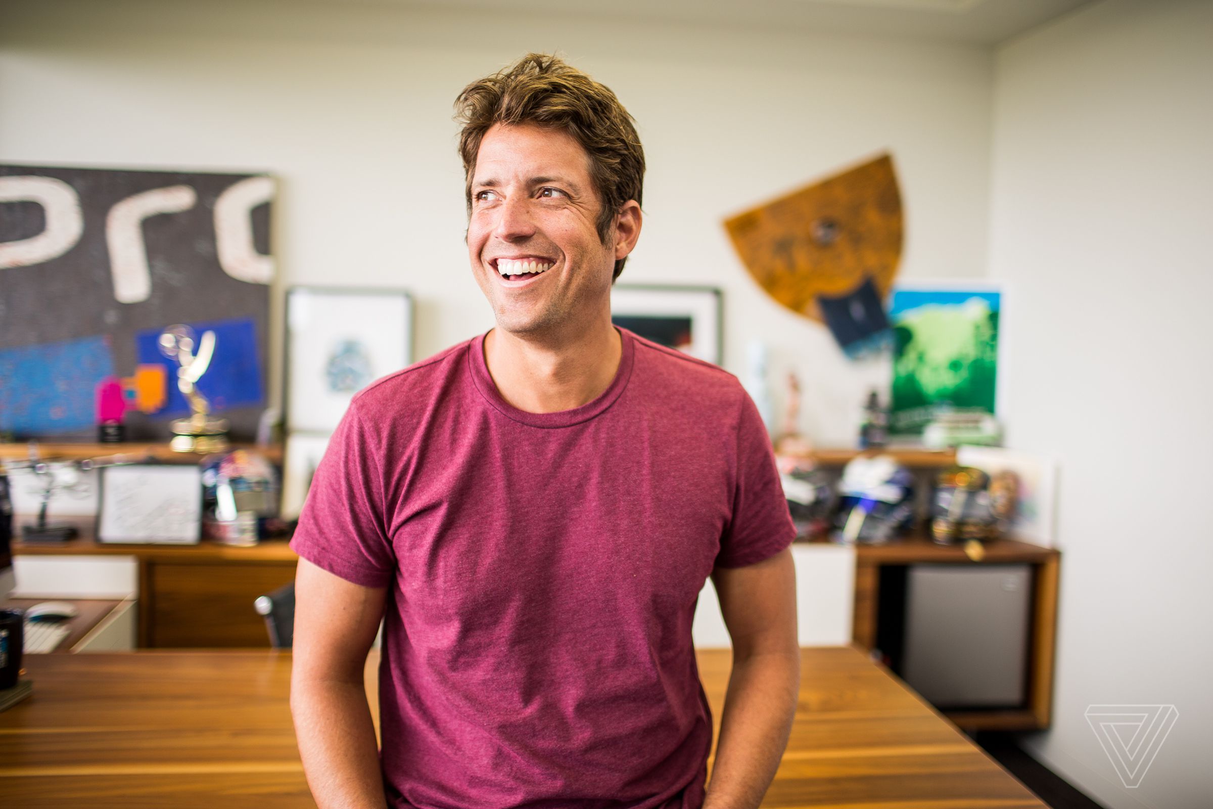 GoPro CEO Nick Woodman in his office in 2016.