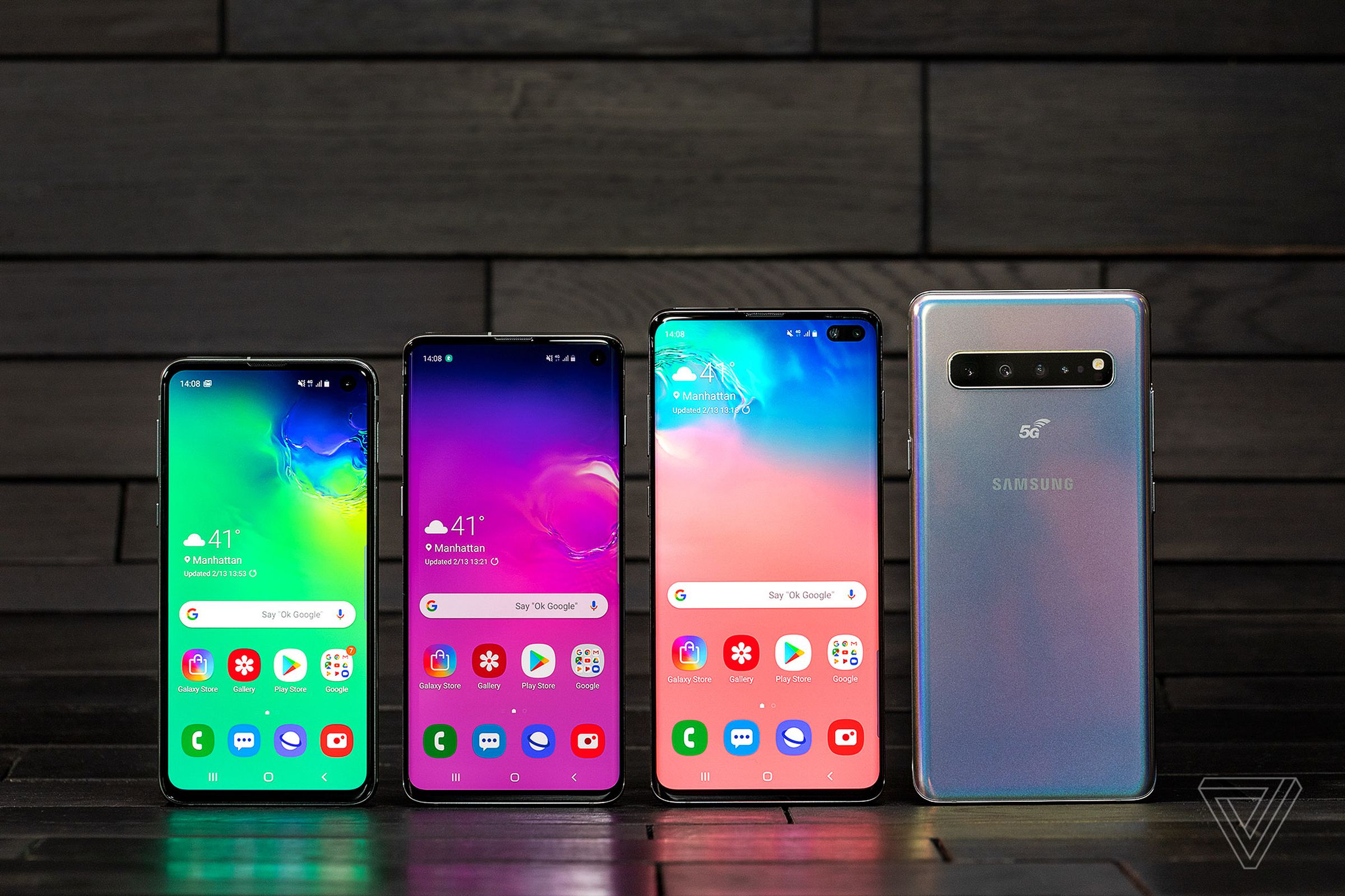 The Galaxy S10 5G is the biggest of the whole lineup.