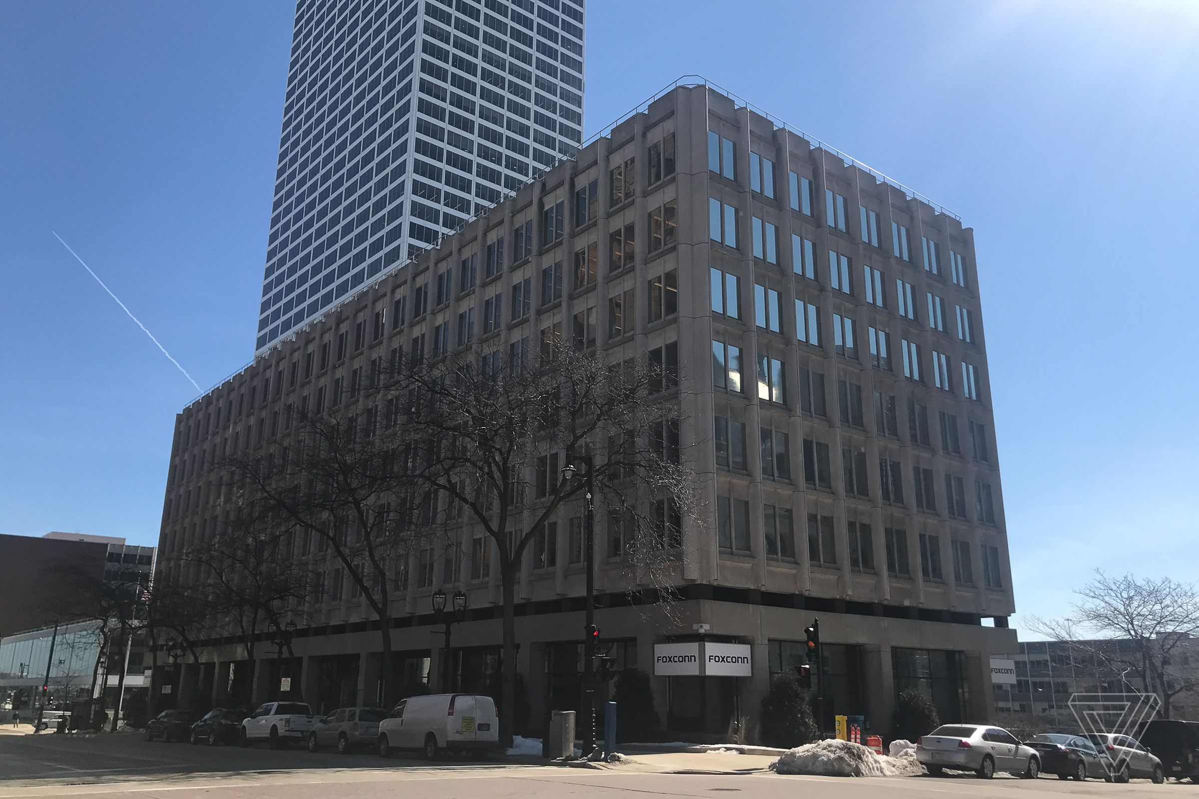 The Milwaukee office Foxconn bought last summer to serve as its North American corporate headquarters and innovation center.