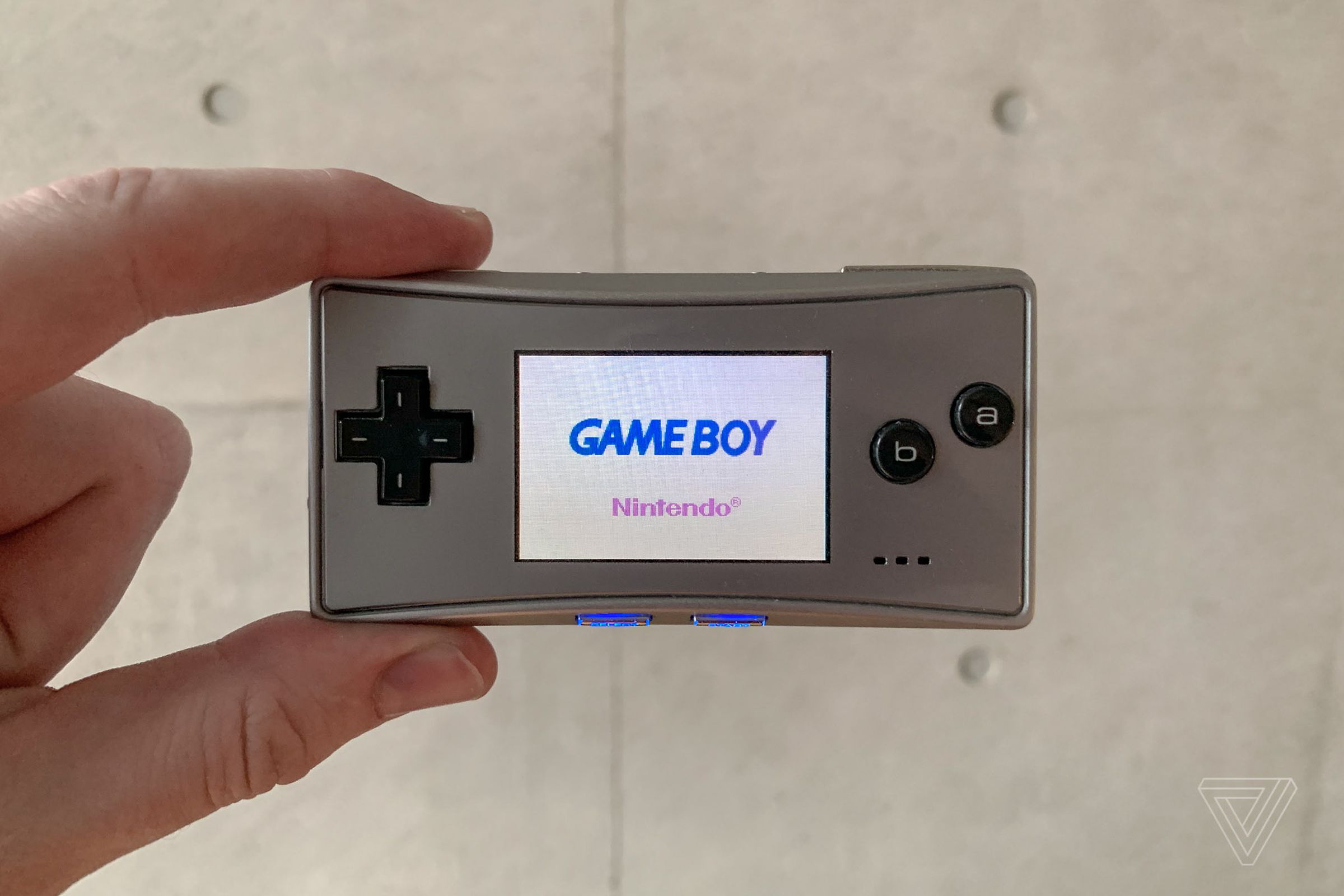 The Game Boy Micro, Nintendo’s last ever Game Boy.