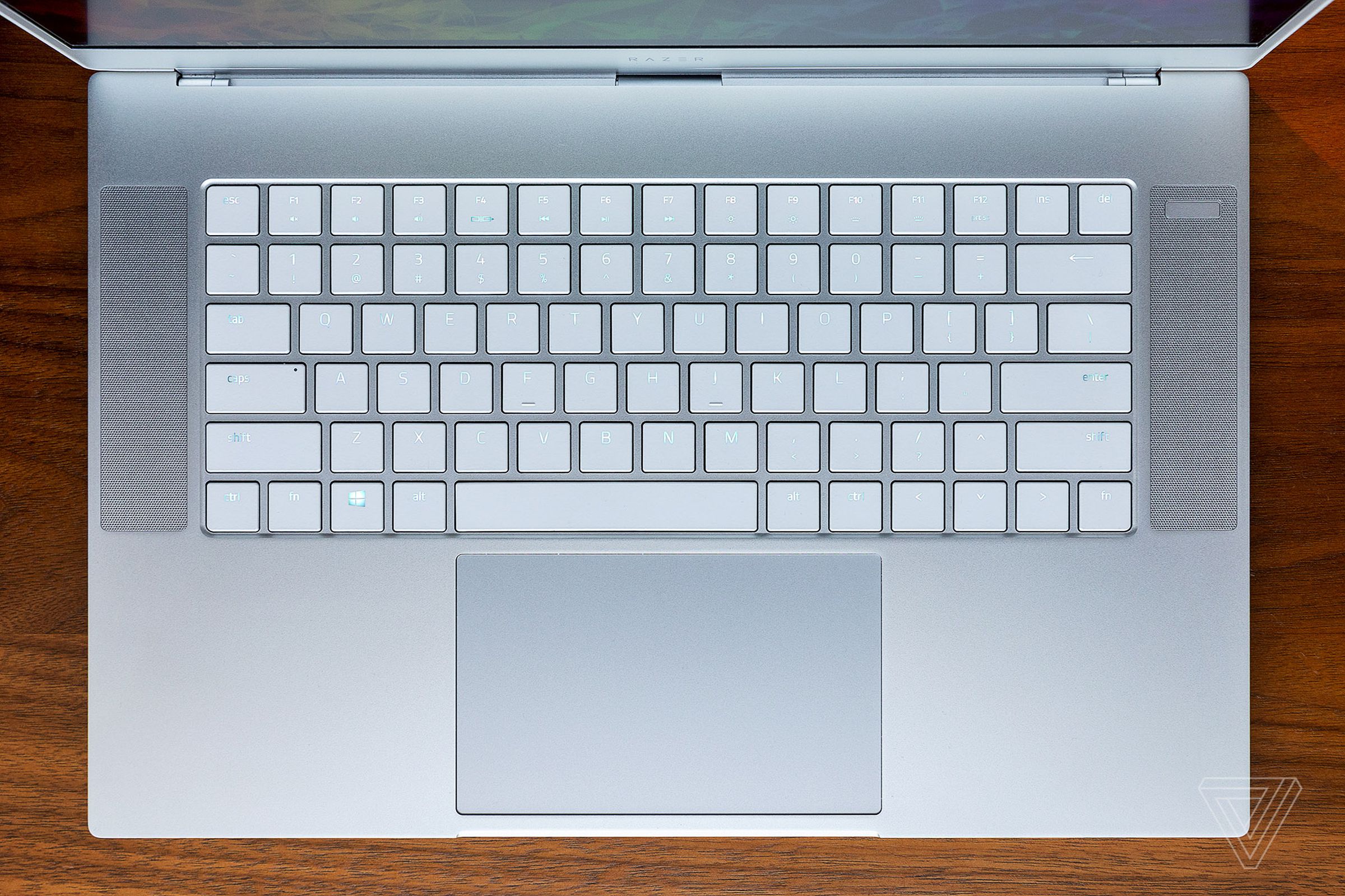 The Blade 15’s keyboard has layout quirks and uncomfortably shallow travel.