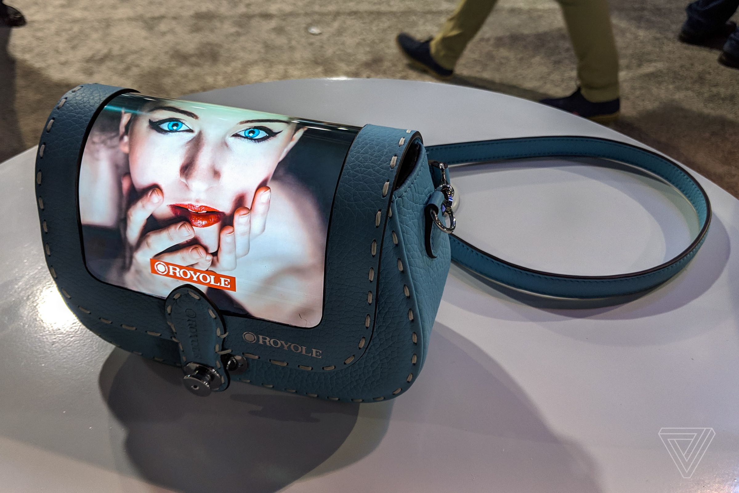 Royole had a purse prototype of its own at CES 2019.