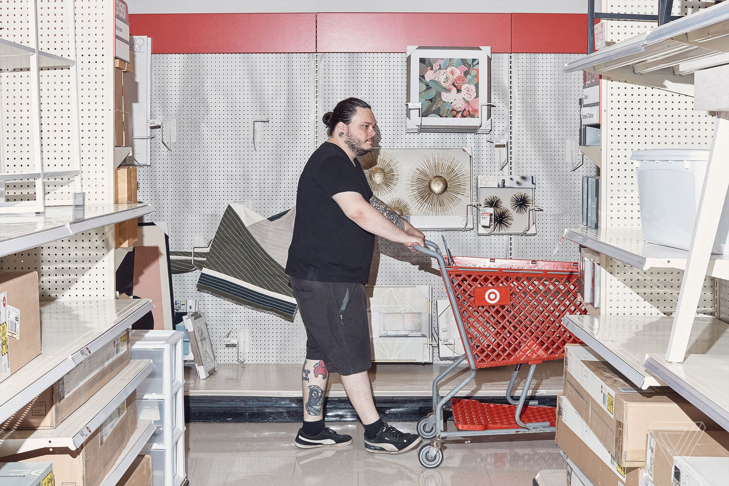 Chris Anderson shops at a Target location in West Mifflin, Pennsylvania.