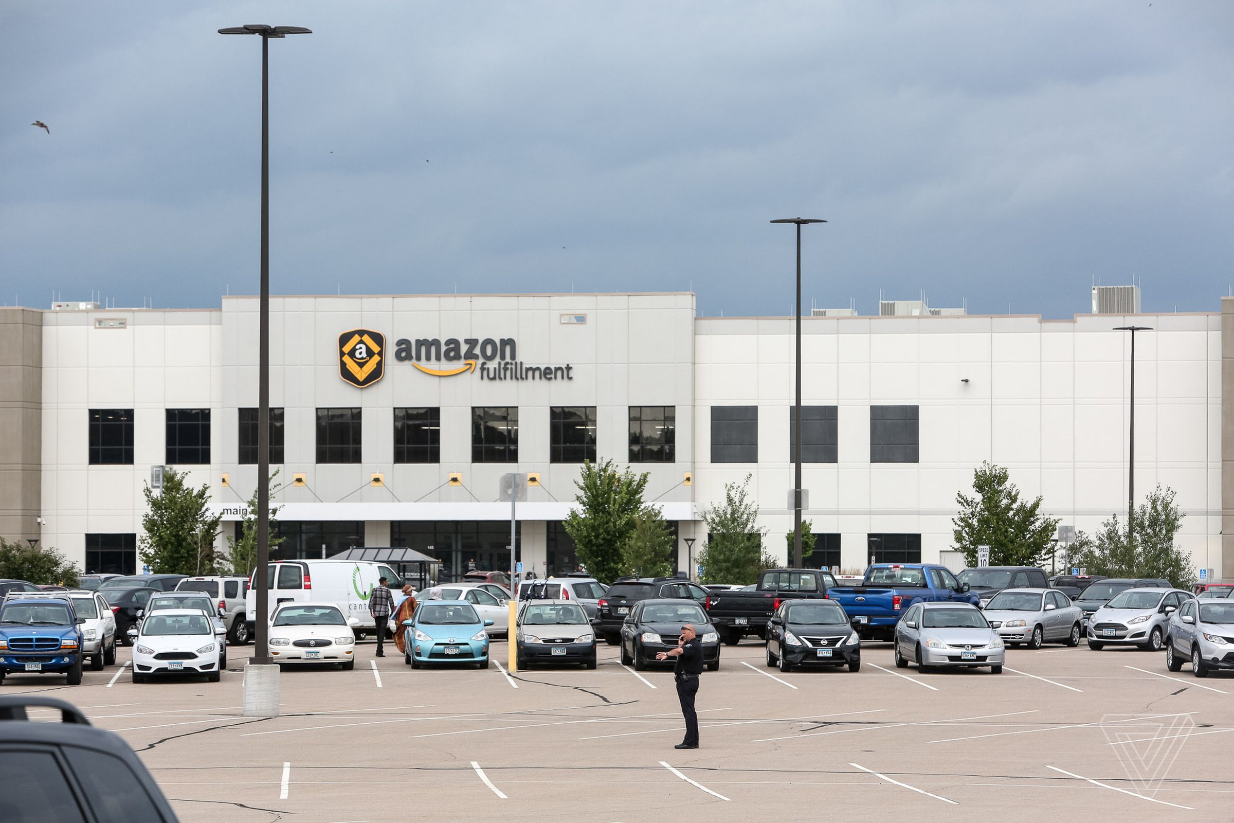 A fulfillment center in Shakopee, Minnesota, where workers went on strike earlier this year.