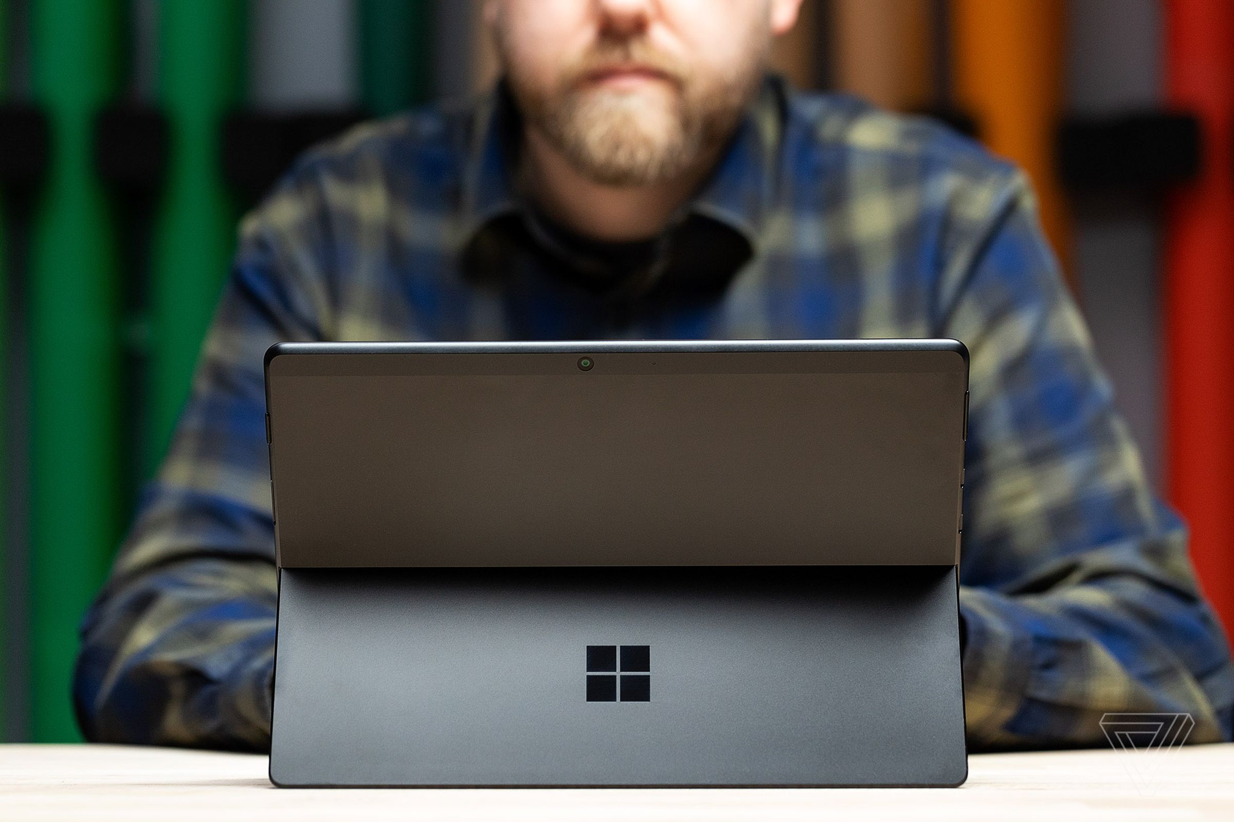 The Surface Pro X design.