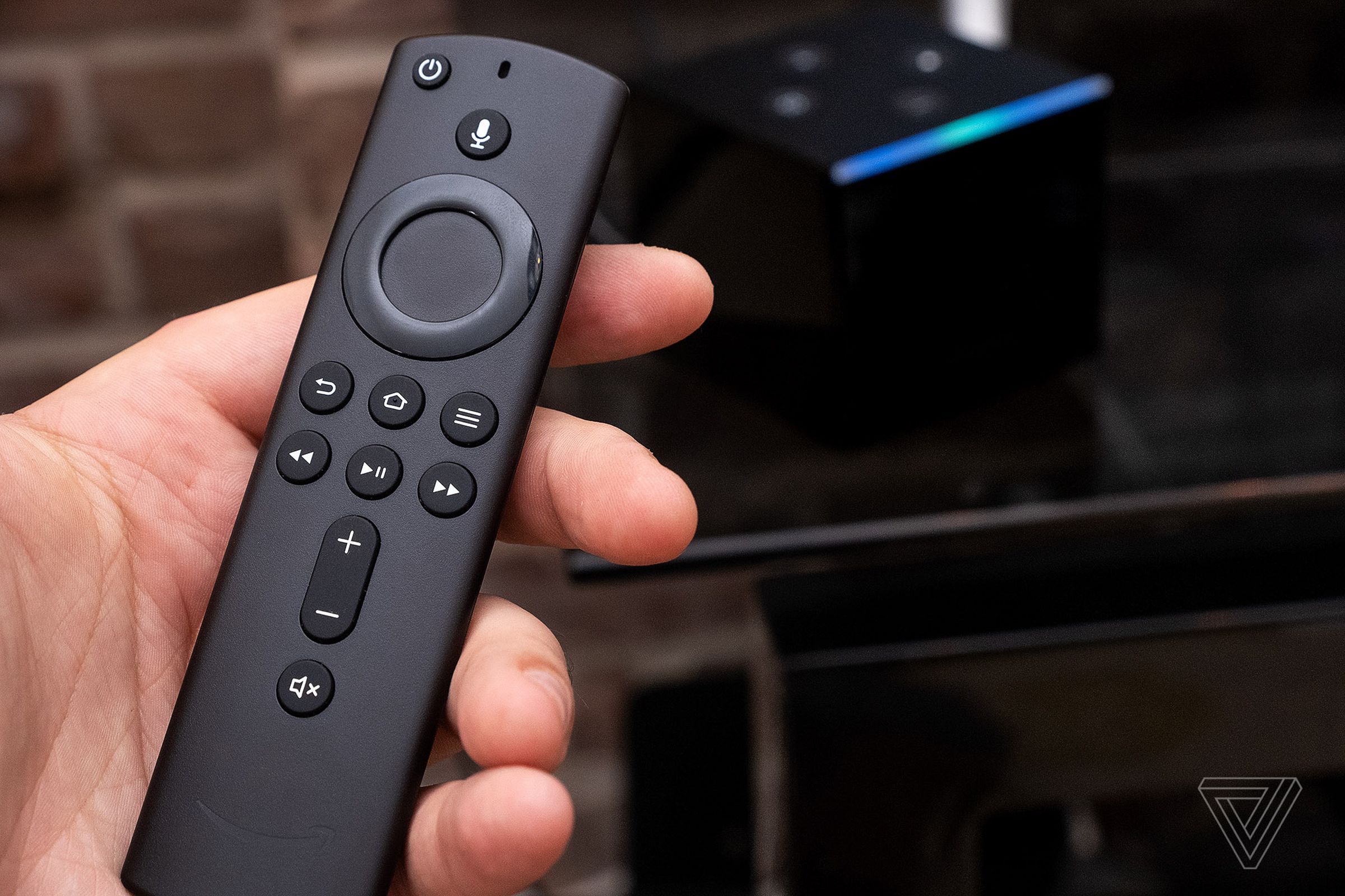 The Fire TV Cube includes the Alexa Voice Remote for when you don’t feel like doing everything with your voice.